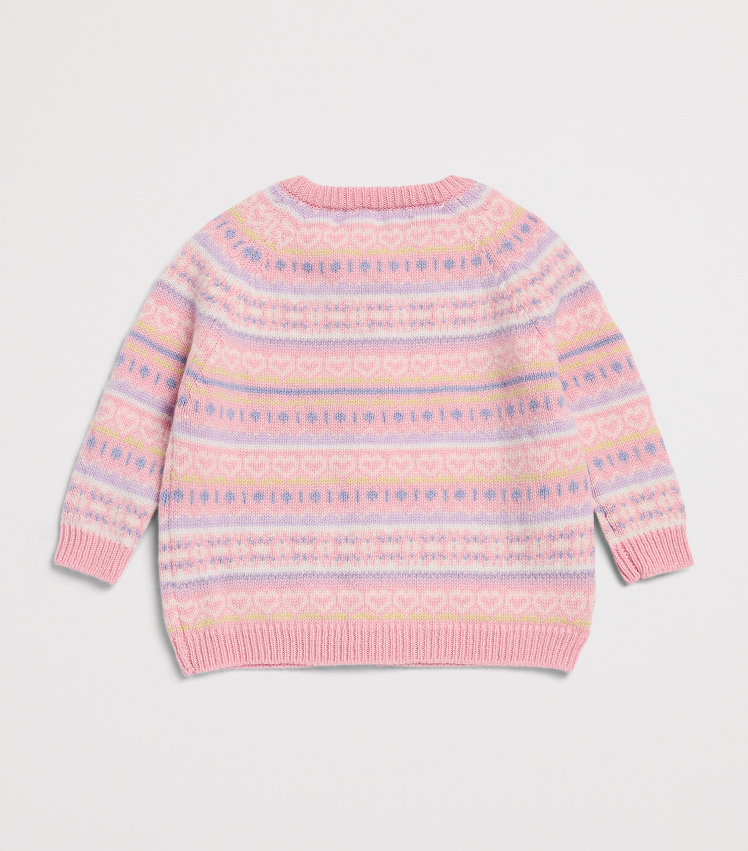 Rosie Sugden Cashmere Cardigan (3 Months - 3 Years) Lily Fairisle Image 2