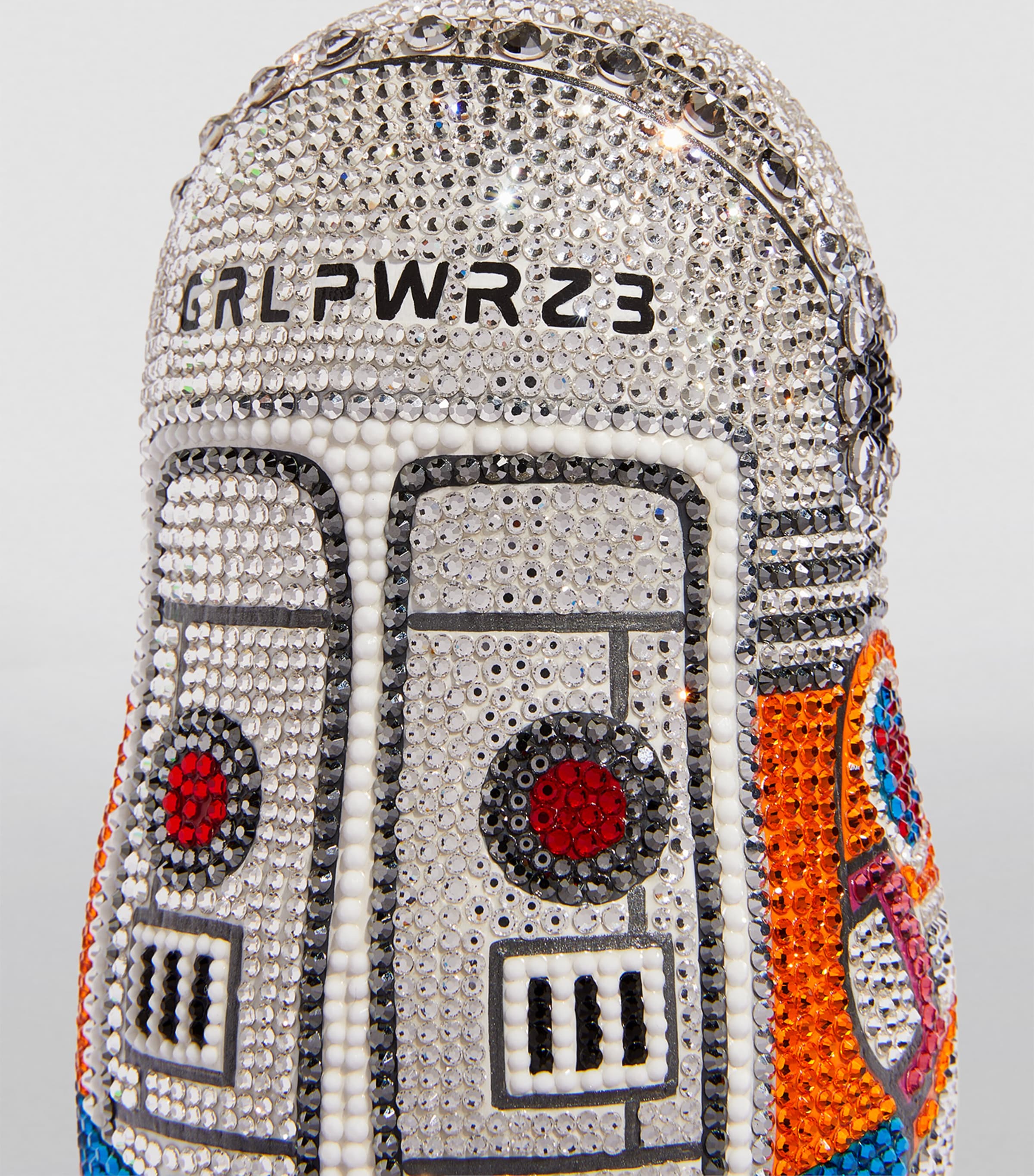 Crystal-Embellished Astronaut Clutch SSUMT SLVR SUN MULTI Image 6