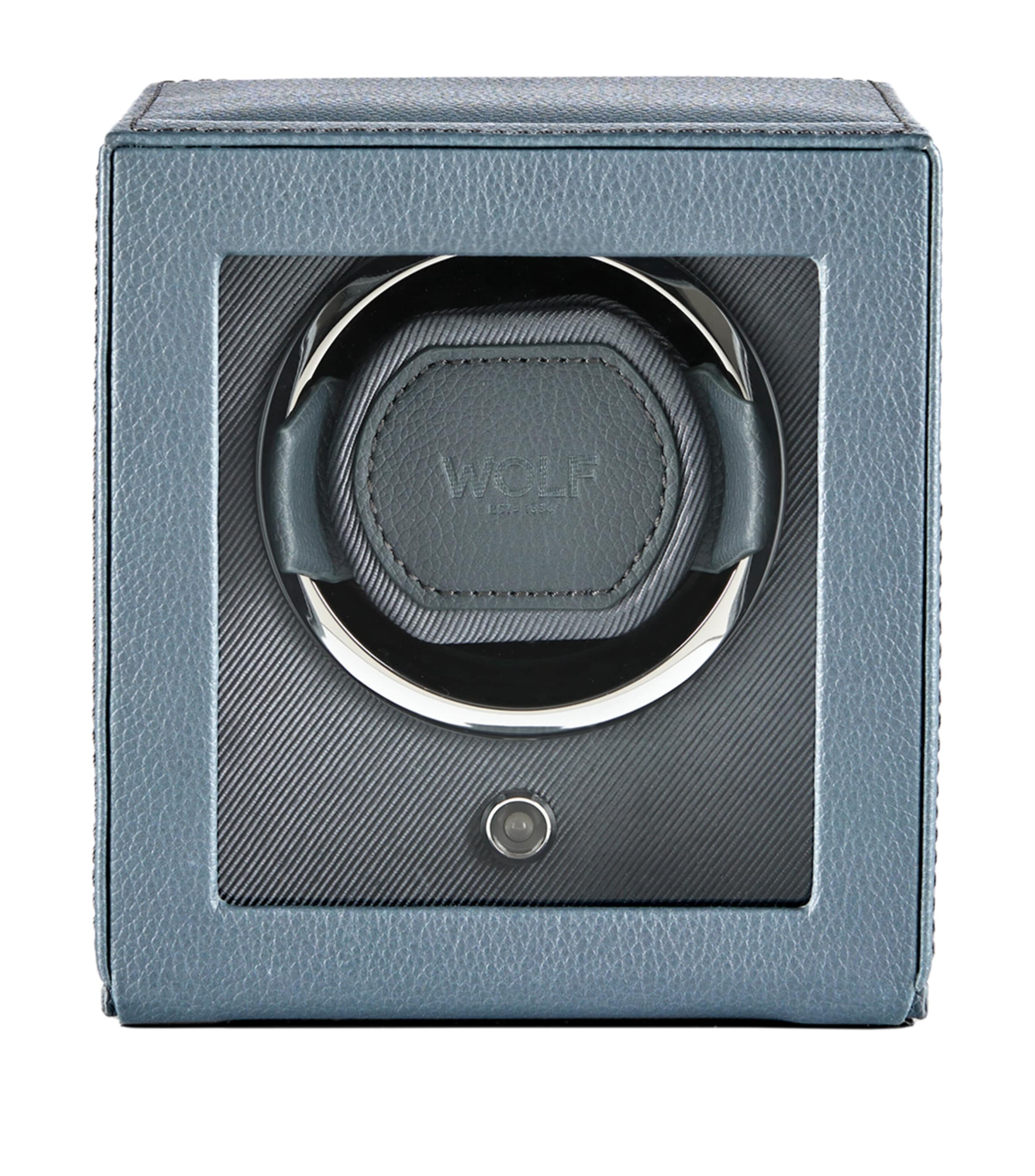 WOLF Cub Single Watch Winder with Cover Future Grey Image 1
