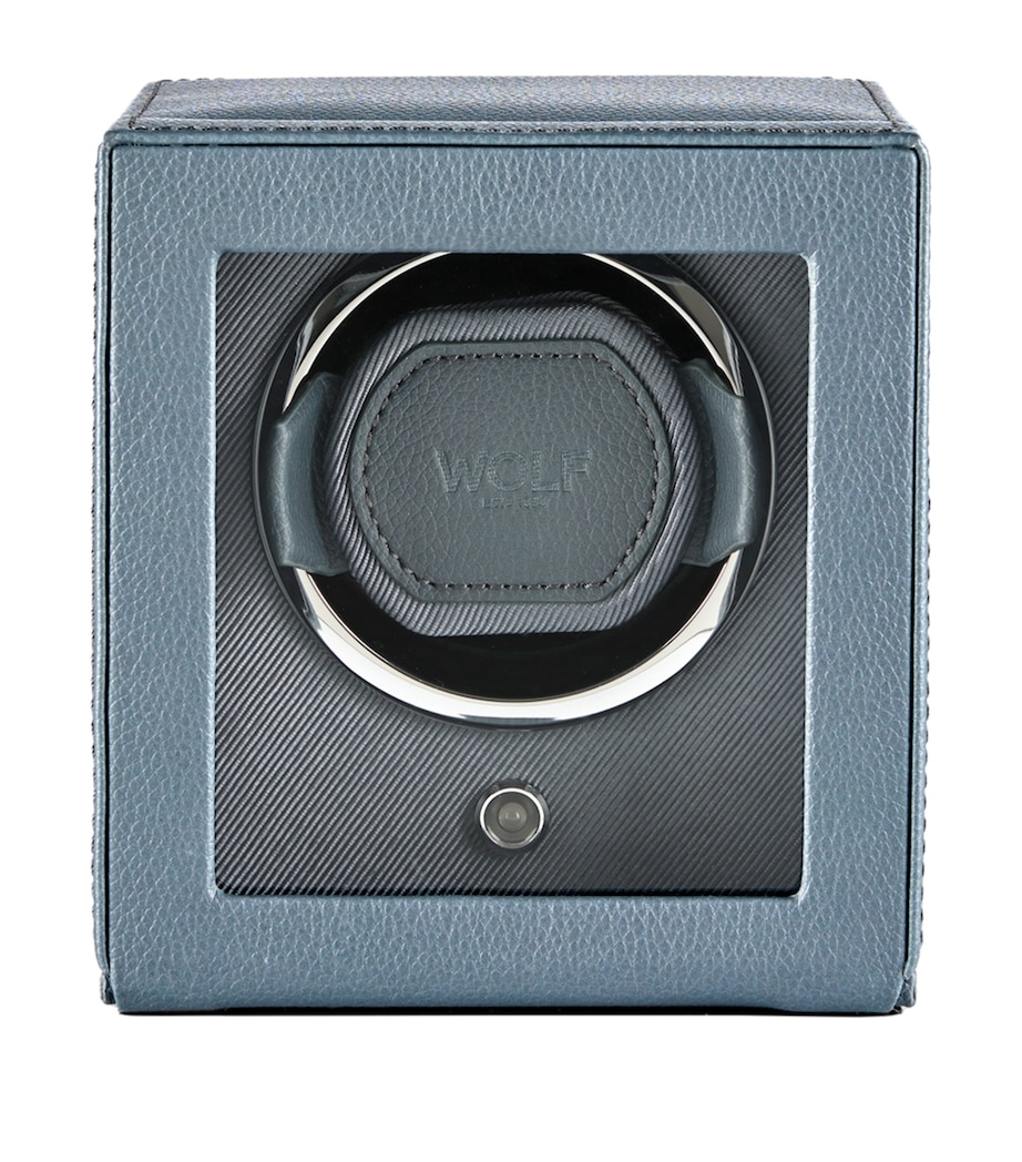 WOLF Cub Single Watch Winder with Cover Future Grey Image 1