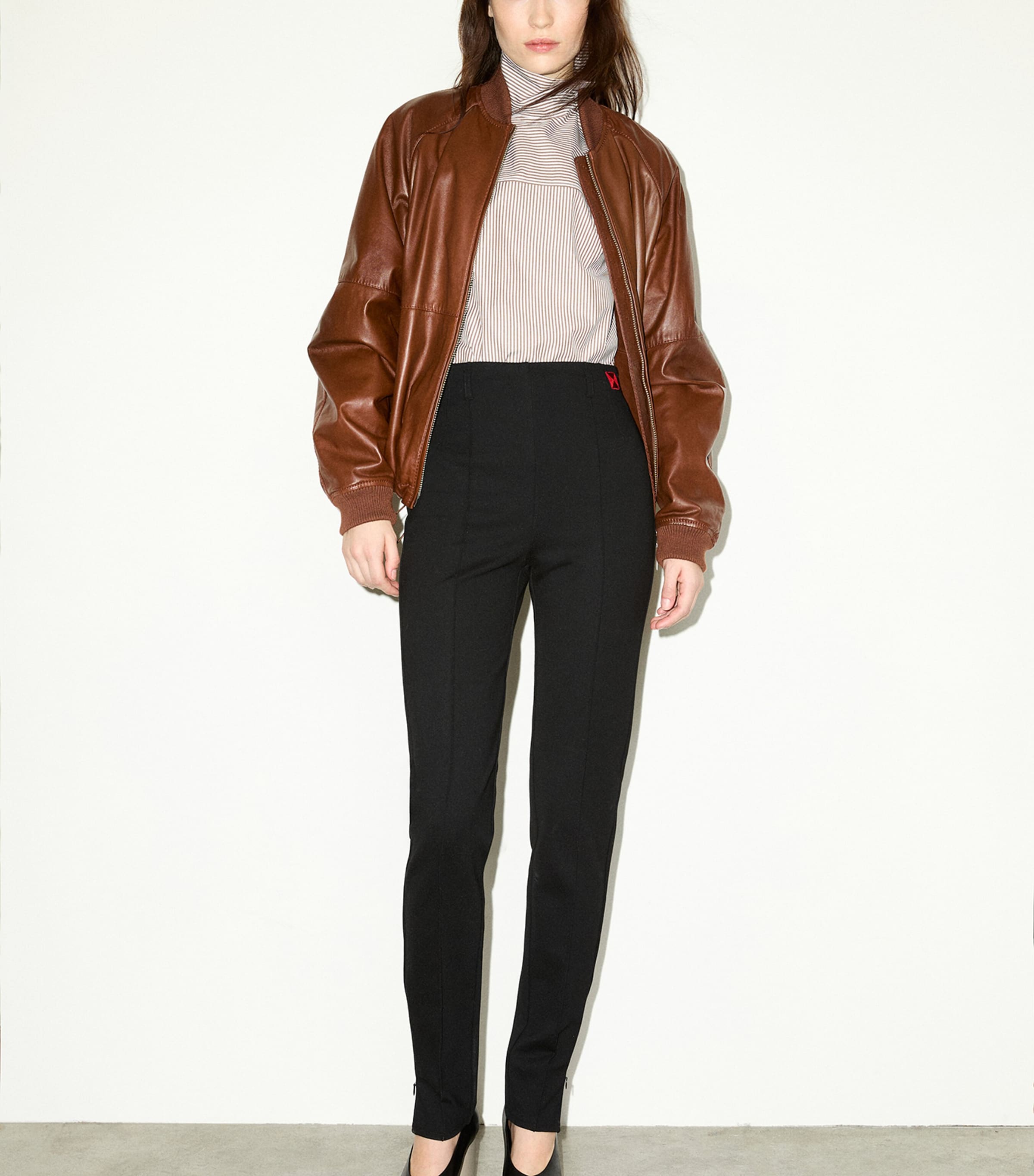 MAX&Co. Womens Jersey Tailored Trousers Black Image 2