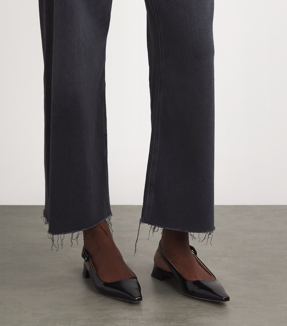 Cropped Lyra Wide-Leg Jeans MEDALLION (WASHED) Image 6