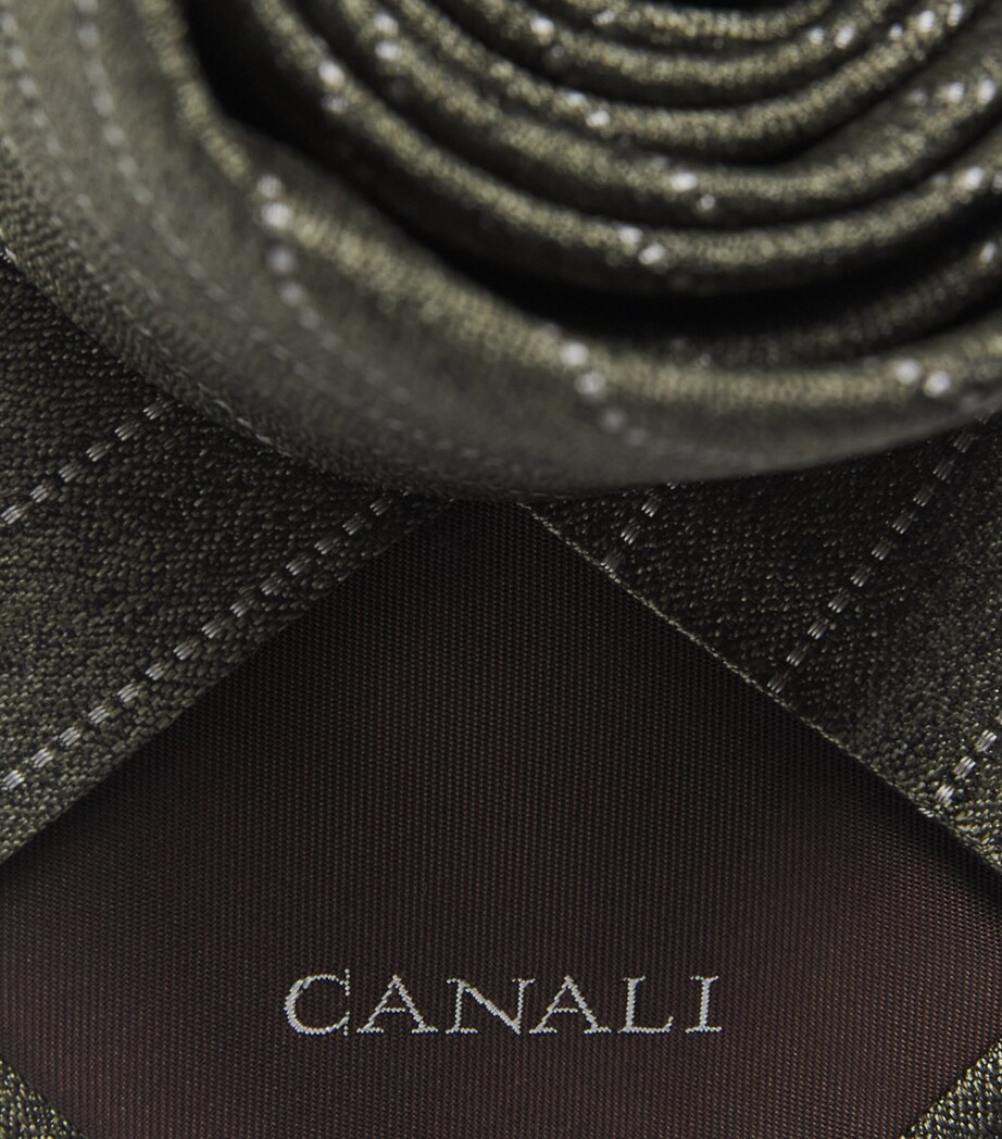 Canali Silk Stripe Tie Image 3
