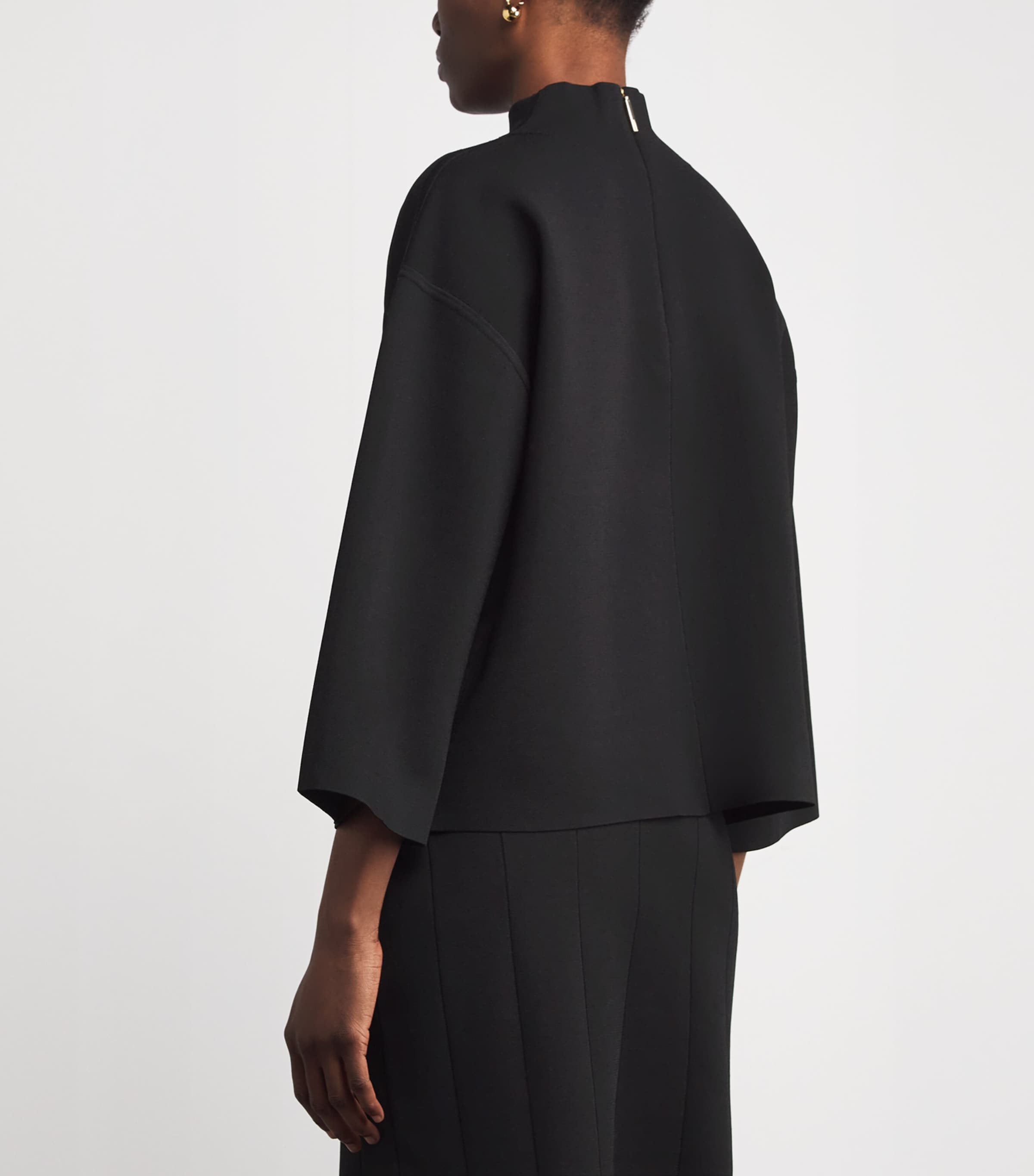 Milano-Knit Larrey Compact Sweater BLACK Image 4