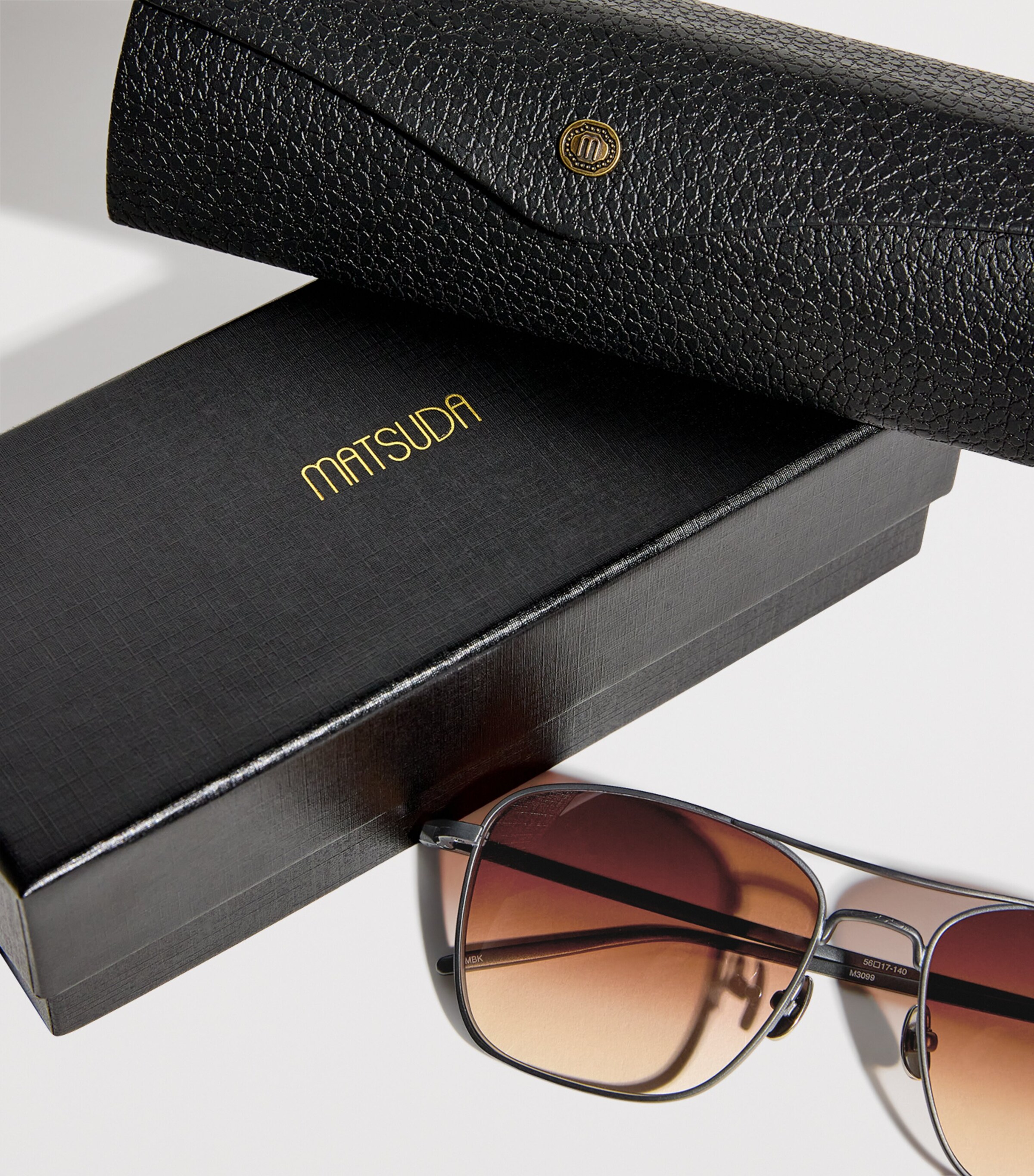 Matsuda Cross-Bar Sunglasses Matte Black Image 5