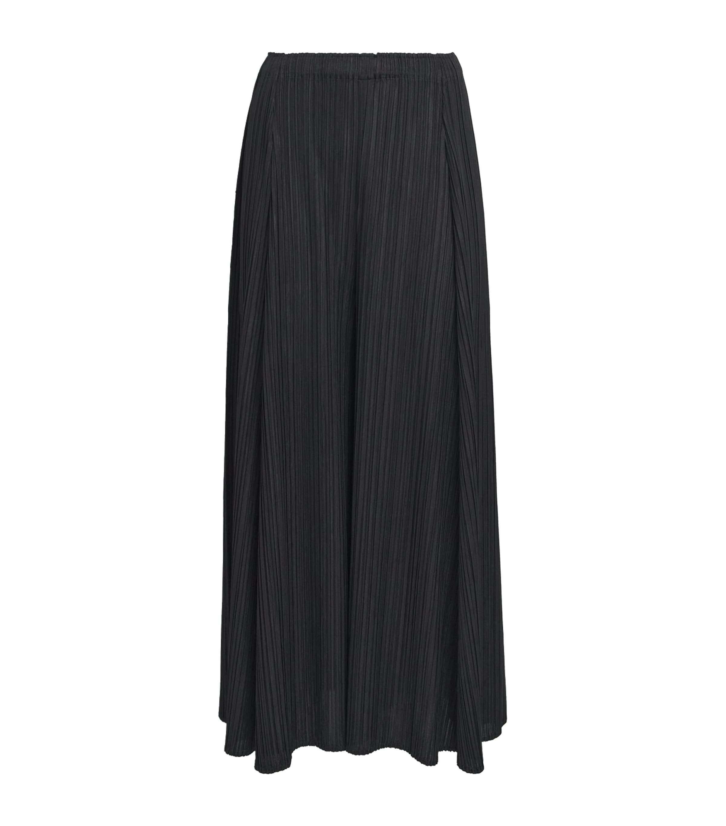 Issey Miyake Pleats Please  Mellow Pleats Trousers In Black