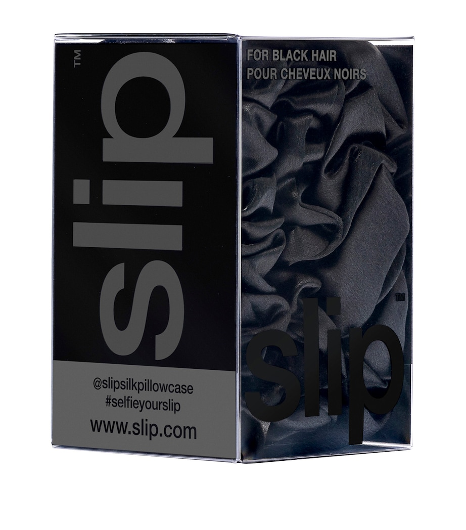 Silk Back To Basics Scrunchies (Set of 3) BLACK Image 3