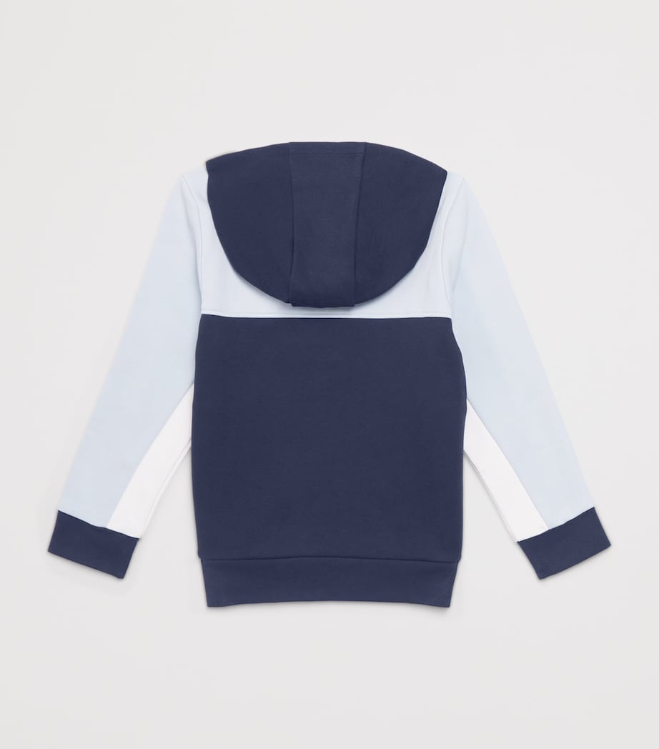 Colour-Block Logo Zip-Up Hoodie (4-16 Years) NAVY Image 2