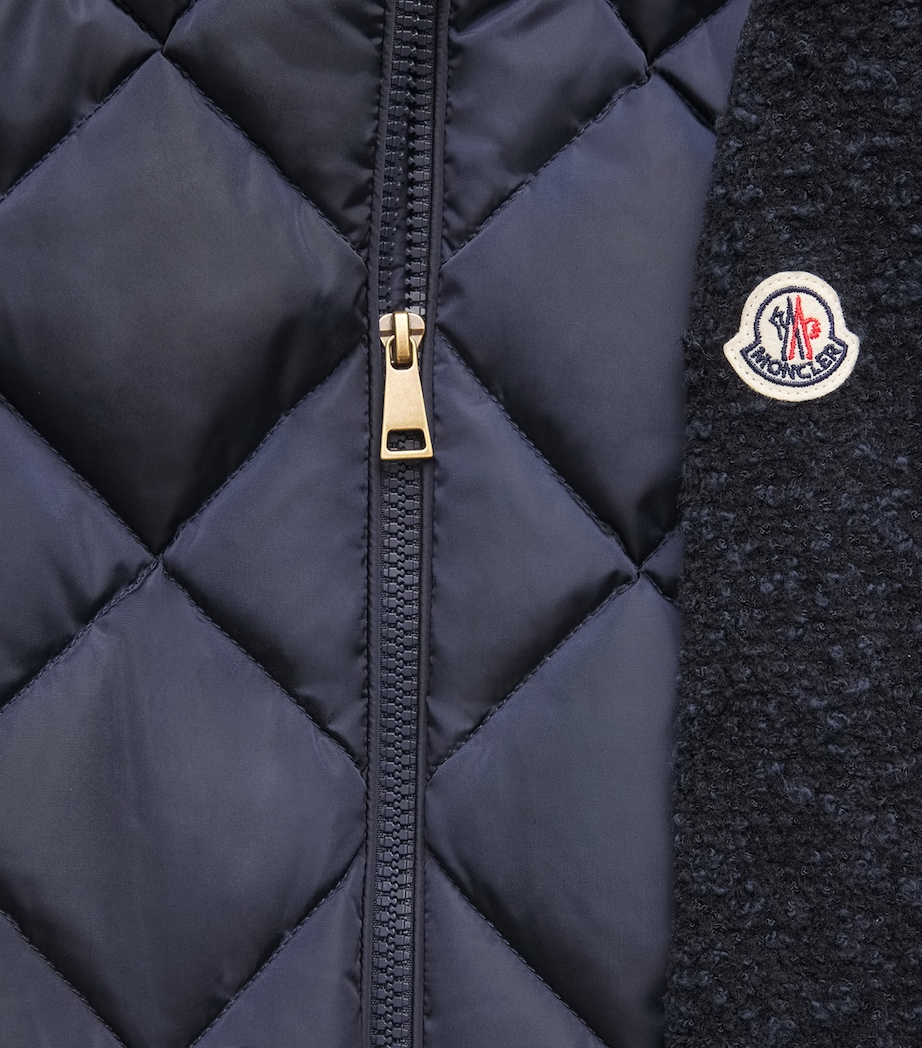 Moncler Womens Quilted Hybrid Jacket Image 6