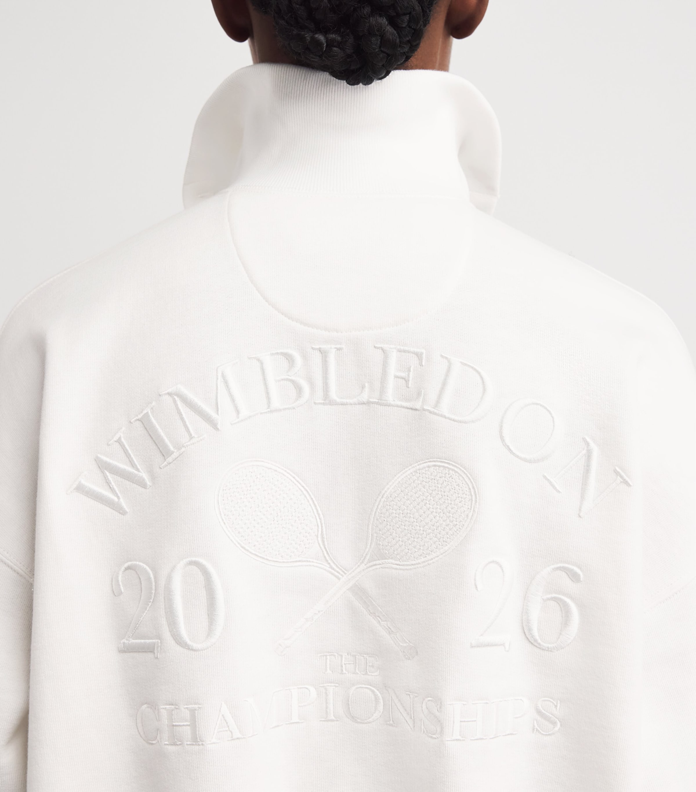 Polo Ralph Lauren Womens x Wimbledon Logo Sweatshirt White Image 3