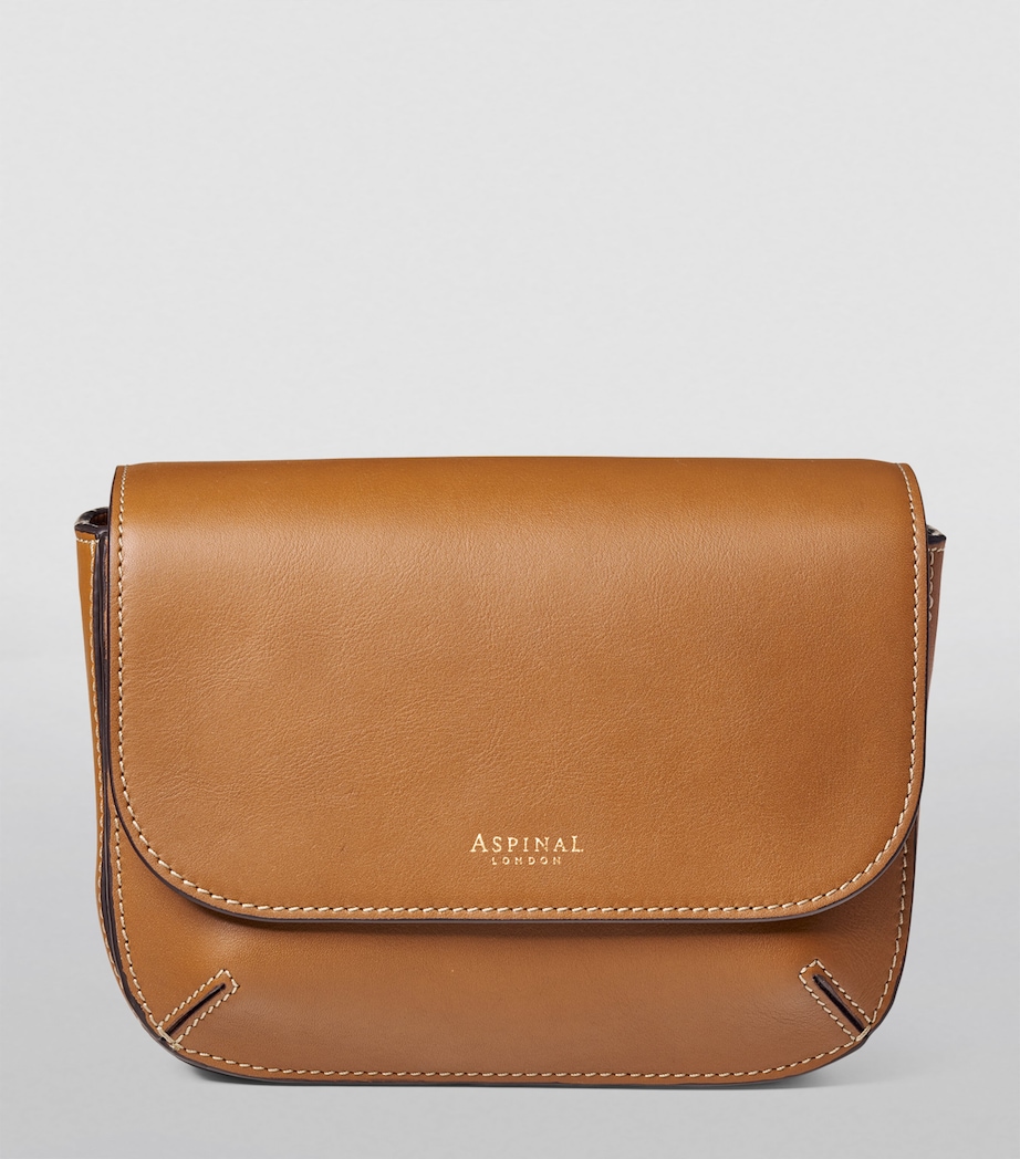 Leather Ella Cross-Body Bag TAN Image 2