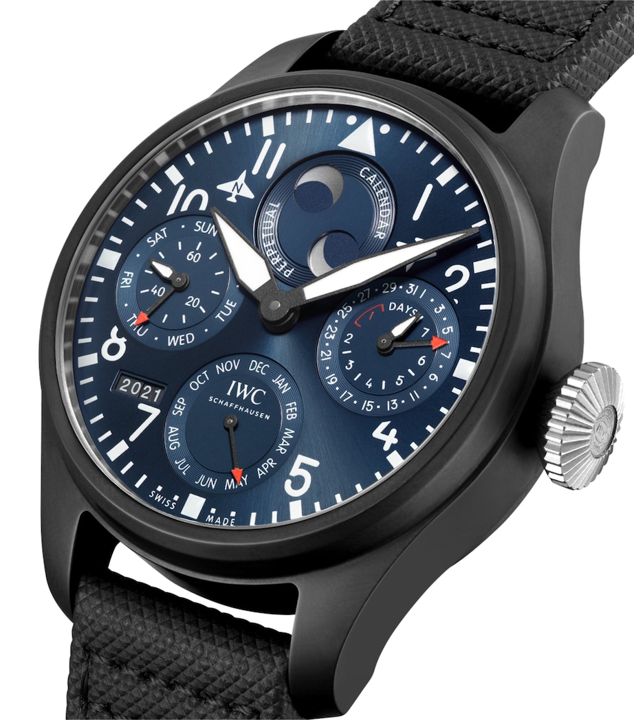 Ceramic Big Pilot’s Perpetual Calendar Rodeo Drive Watch 46mm BLUE Image 2