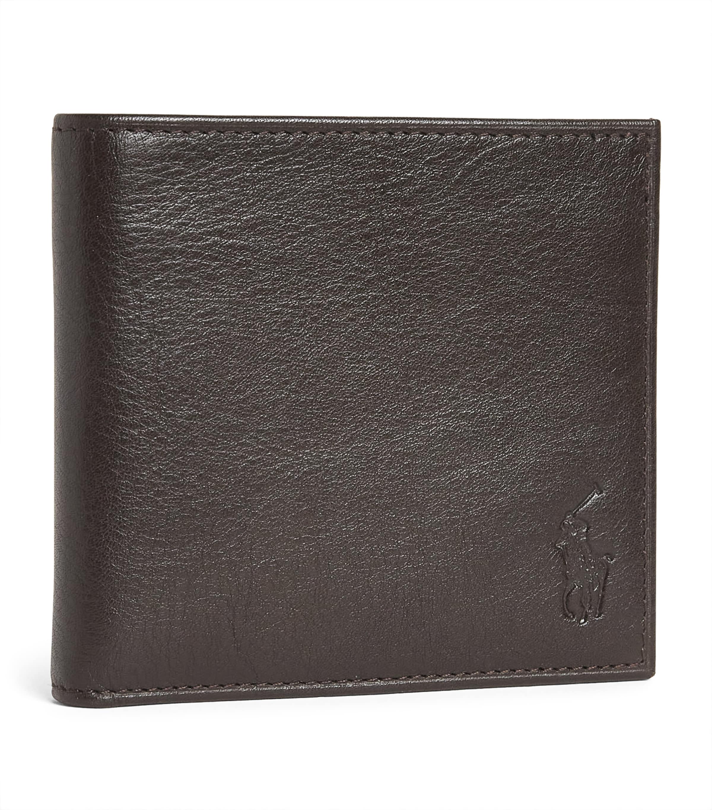 Polo Ralph Lauren Leather Polo Pony Wallet Brown Image 1