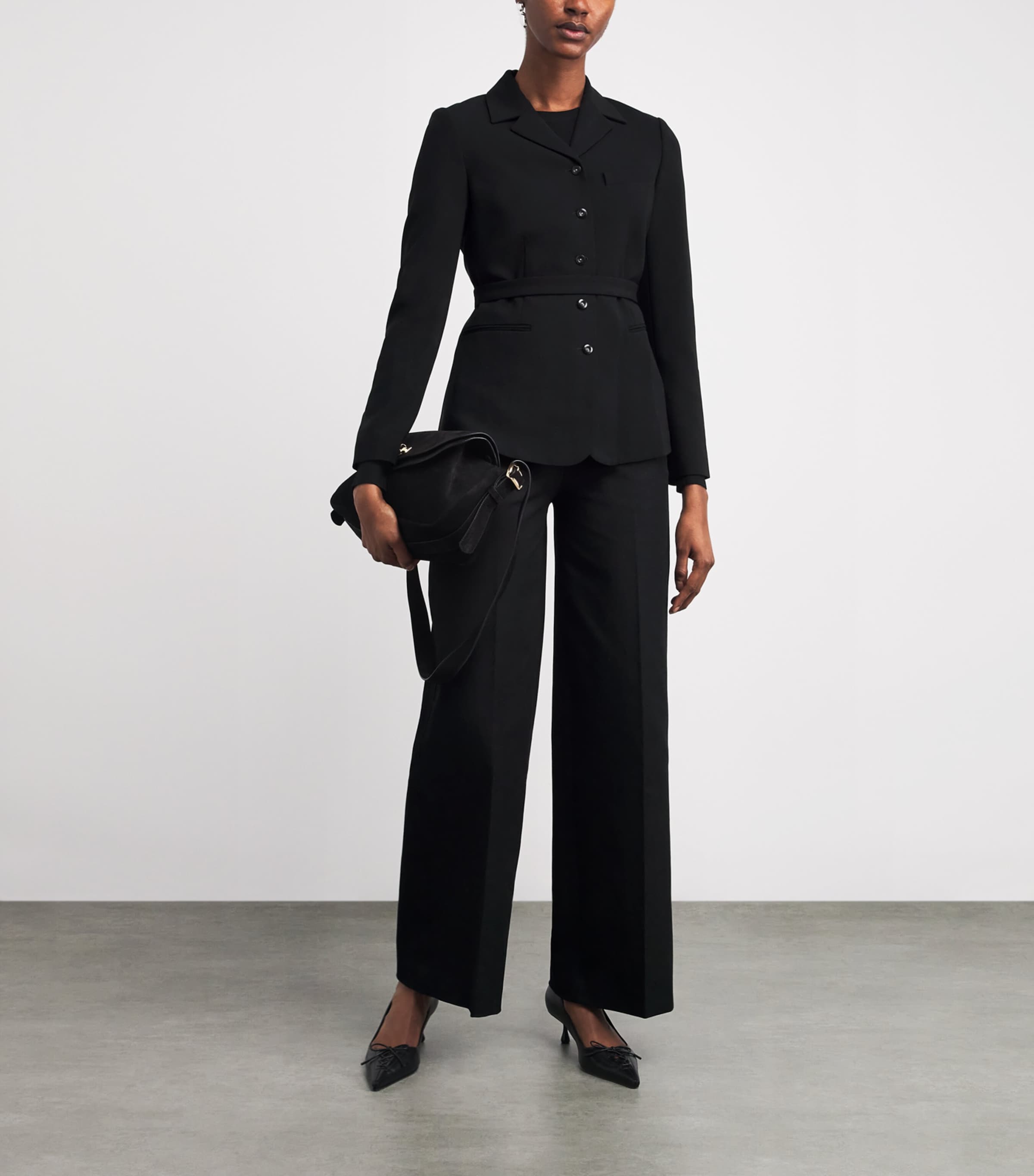 Crepe Jersey Admiral Blazer BLACK - 001 Image 2