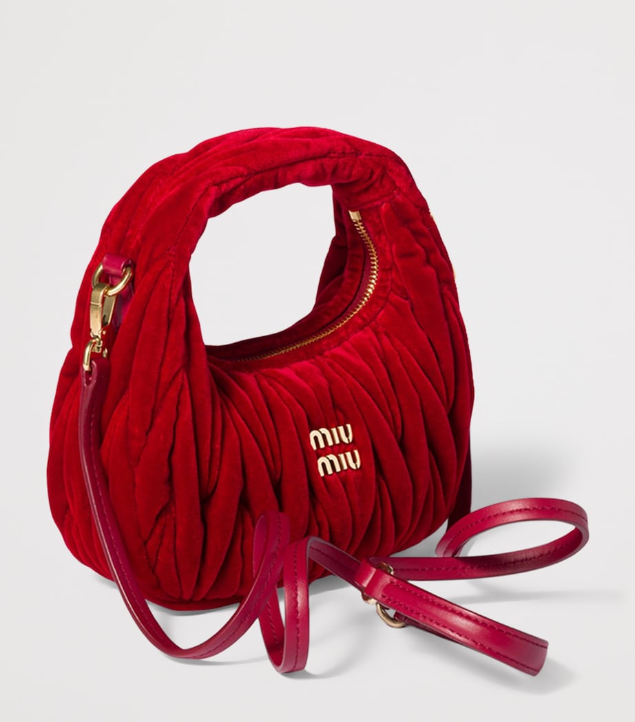 Mini Velvet Wander Top-Handle Bag F0011 Image 3