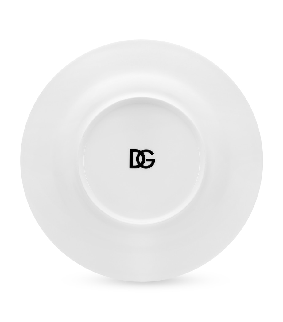 DG Millennials Logo Plate (31cm) U0009 BIANCO/NERO Image 2