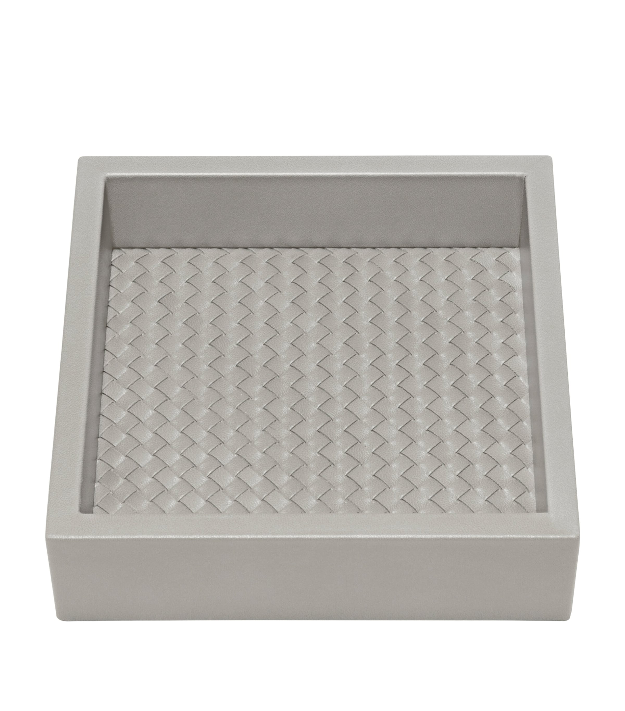 Riviere Woven Tray In Grey