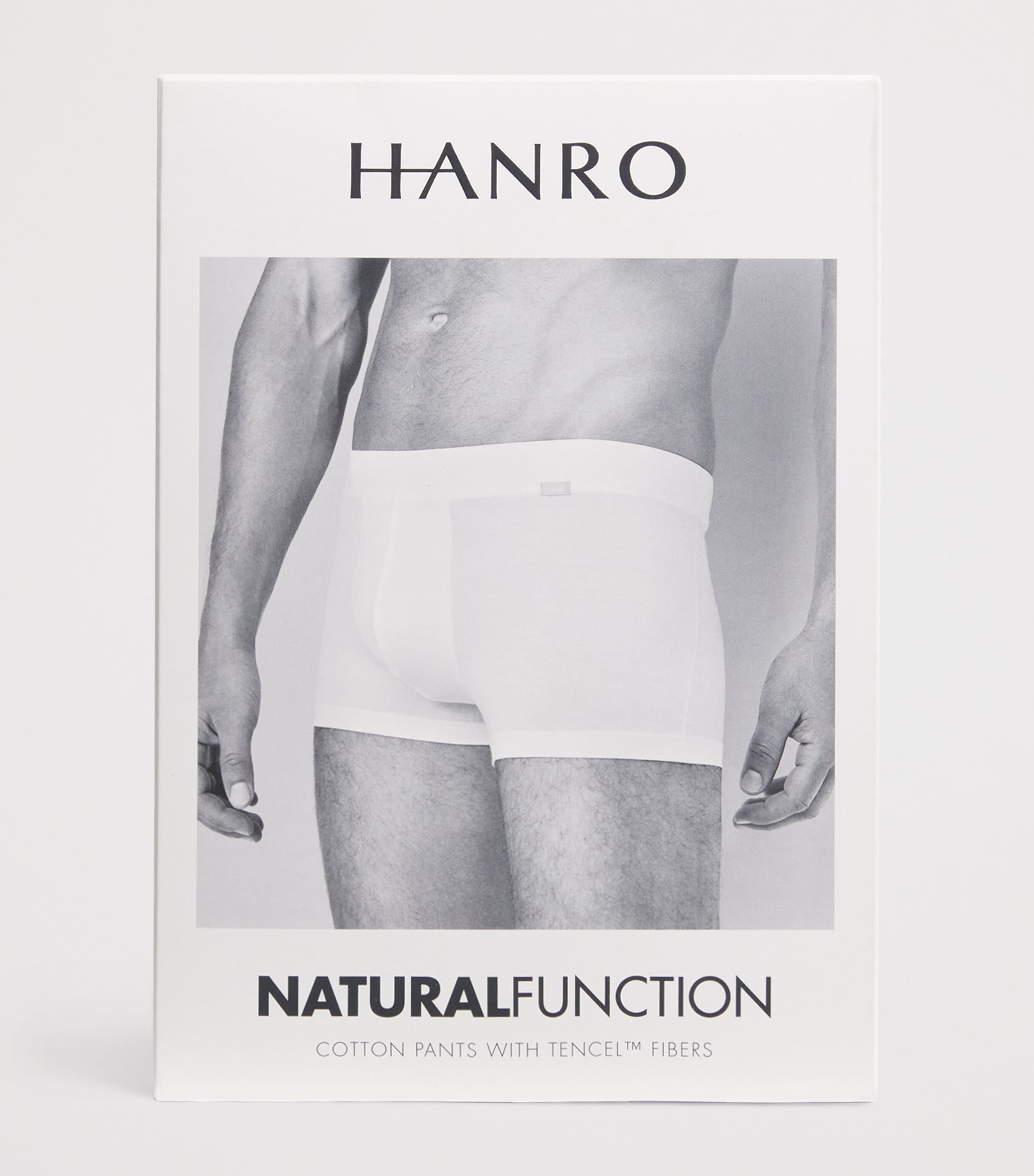 Hanro Mens Natural Function Trunks White Image 5