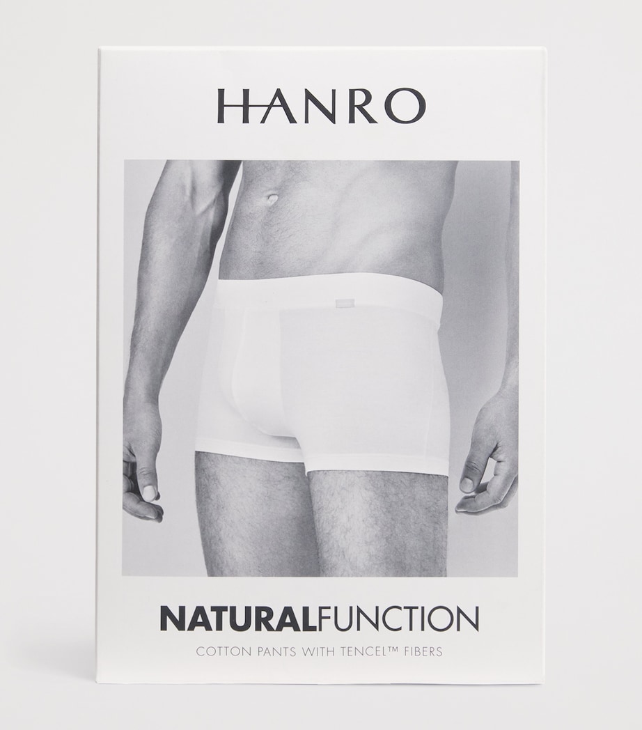 Hanro Mens Natural Function Trunks White Image 5