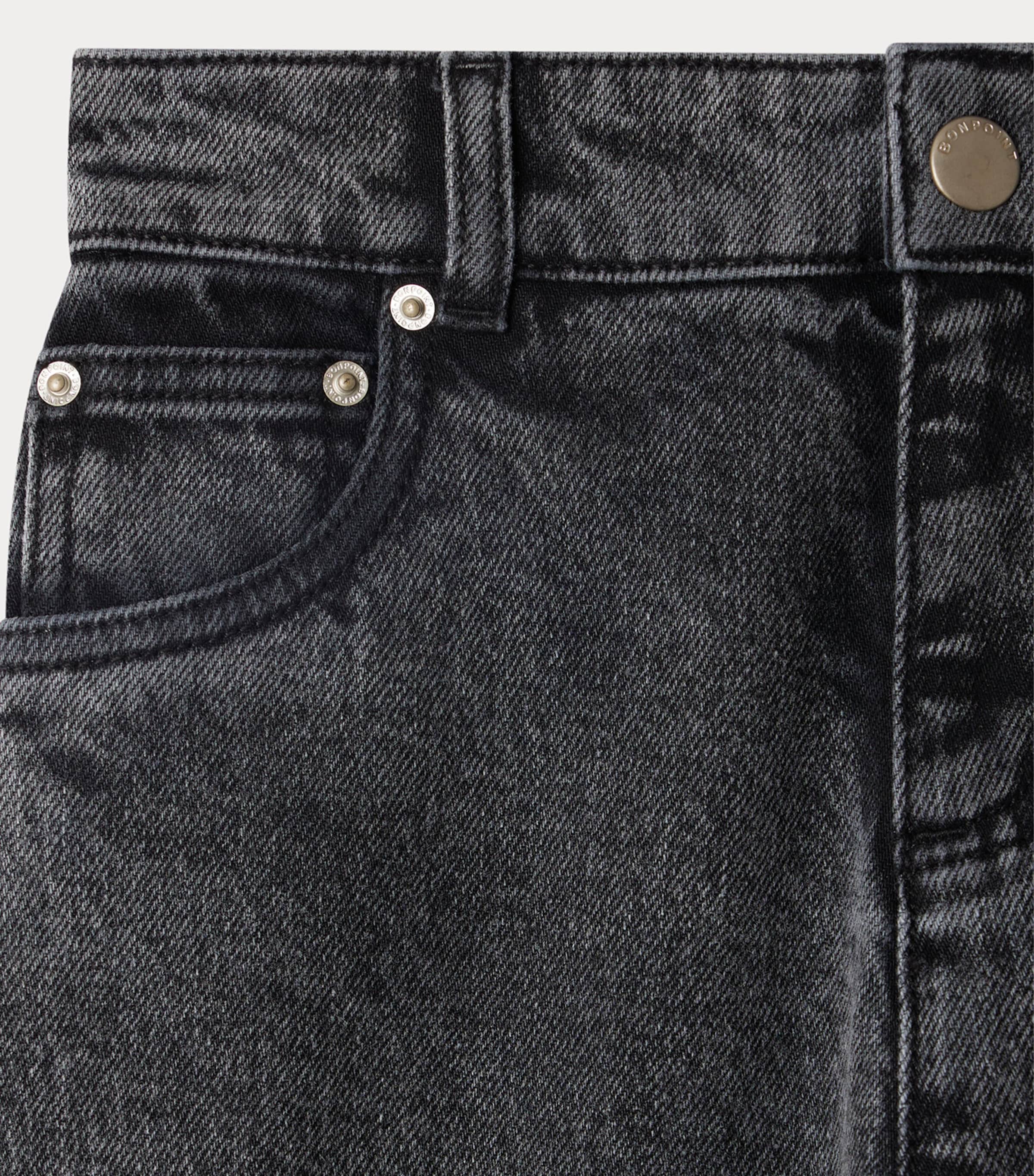 Organic Cotton Jeans (4-14 Years) FAUX NOIR Image 3