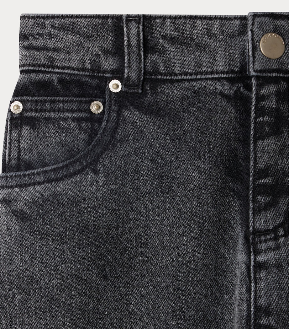 Organic Cotton Jeans (4-14 Years) FAUX NOIR Image 3