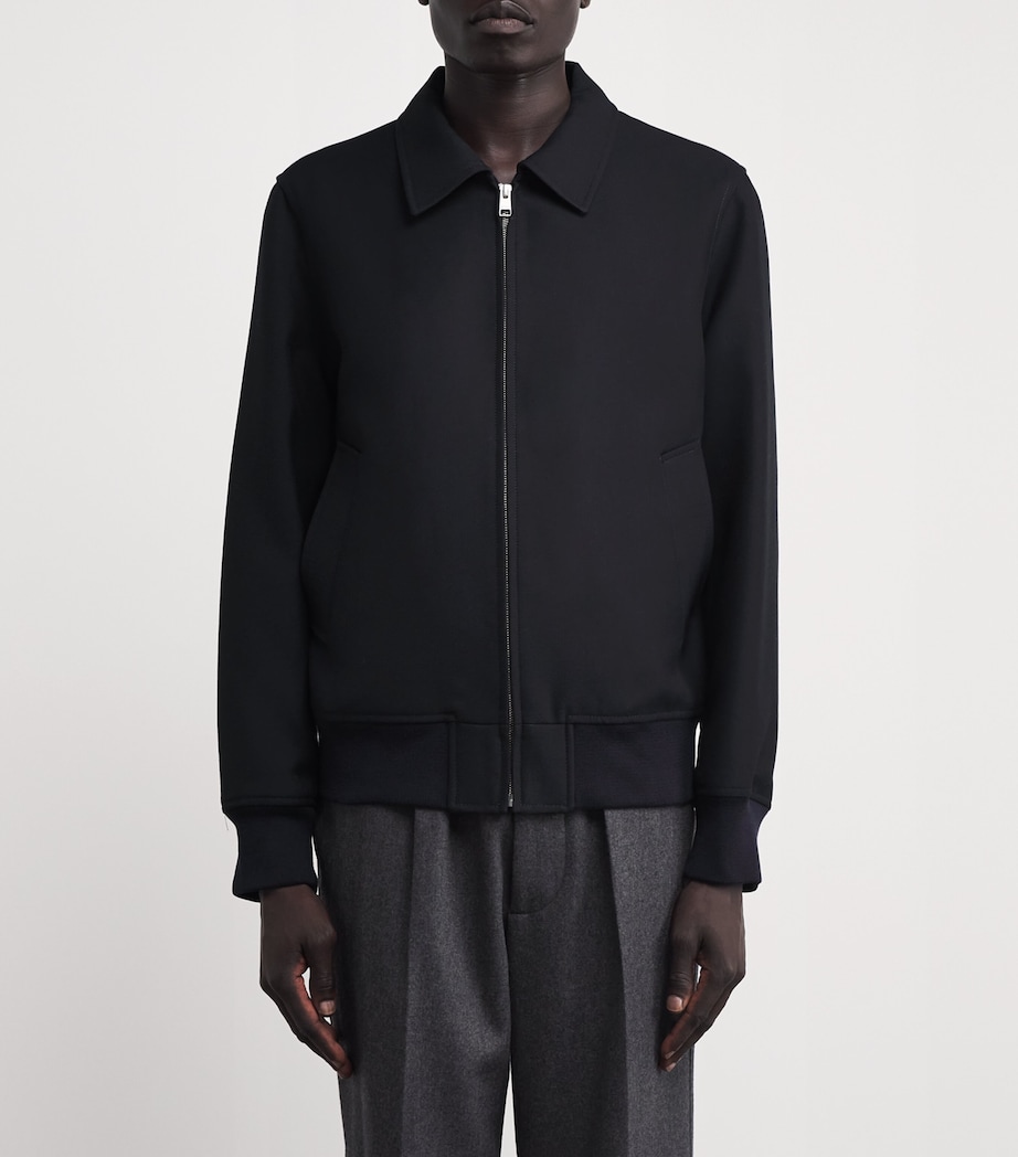 Virgin Wool-Blend Theo jacket NAVY BLUE Image 3