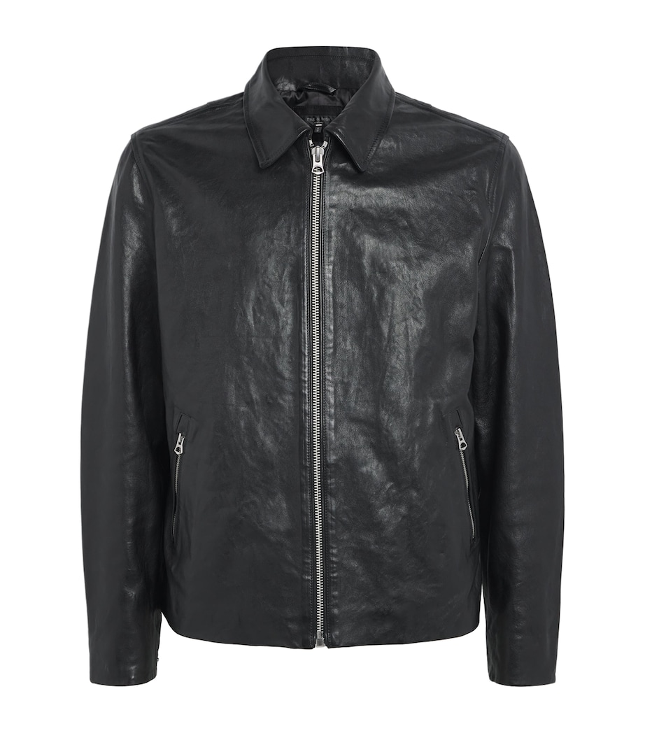 Melrose Leather Jacket BLK Image 1