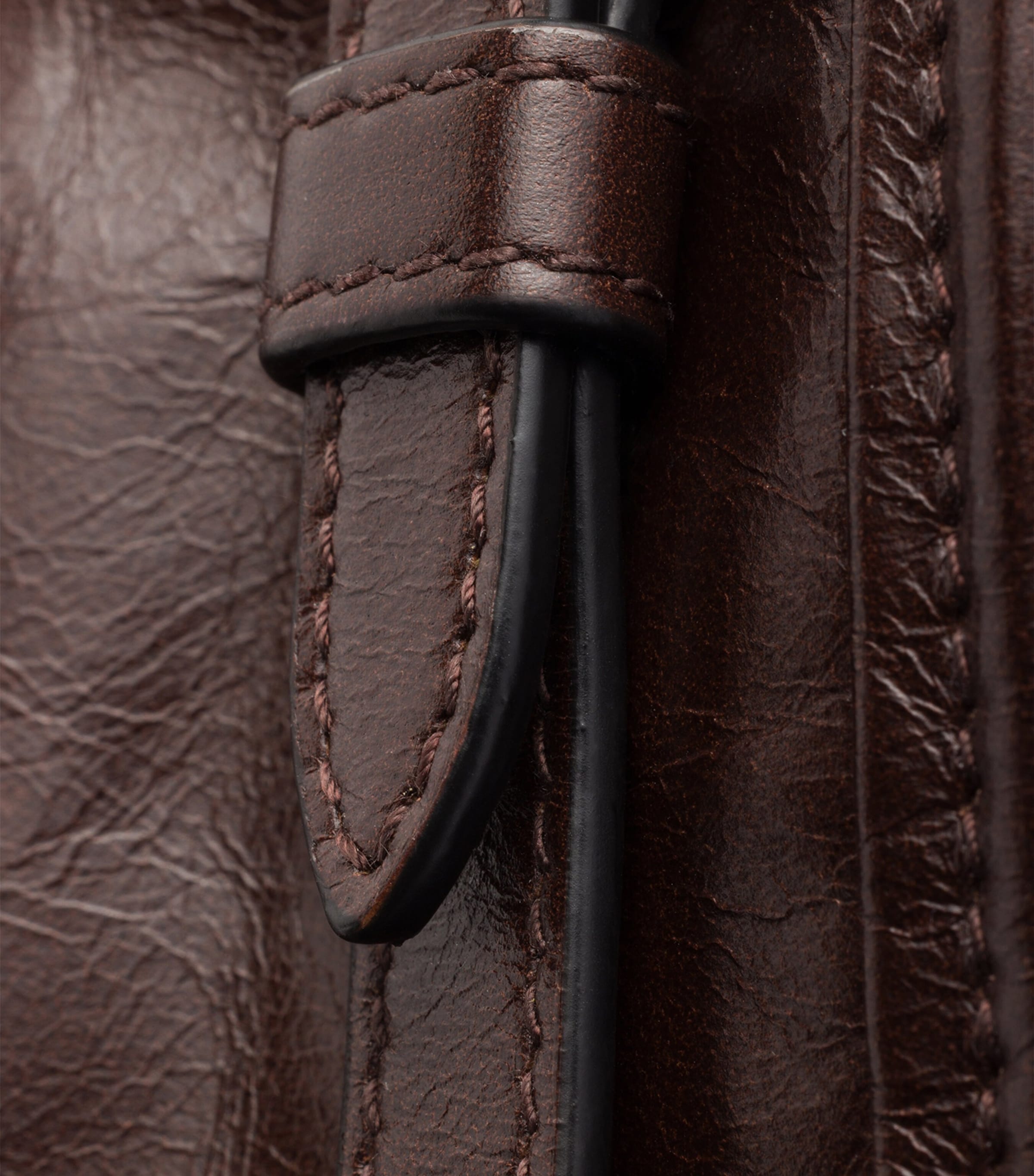 Prada Mini Leather Bonnie Shoulder Bag Brown Image 5