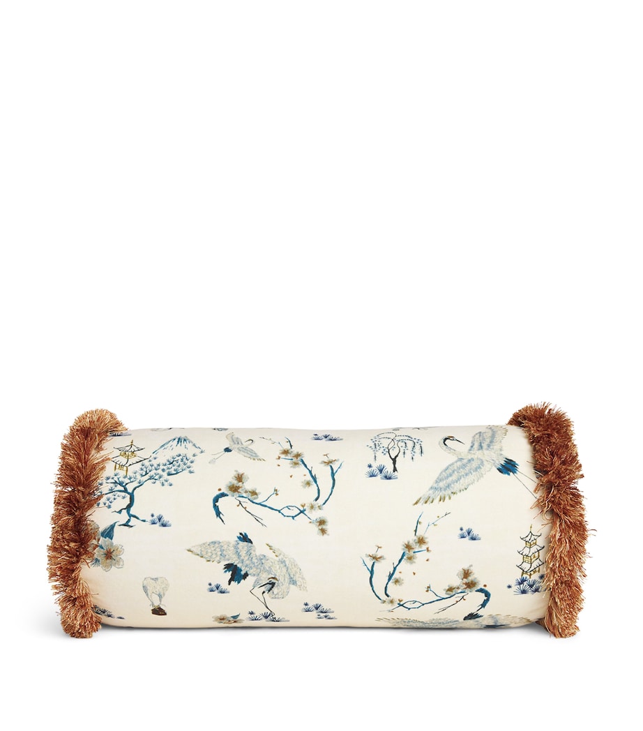 Food Babies Bolster Cushion (25cm x 60cm) IVORY Image 1