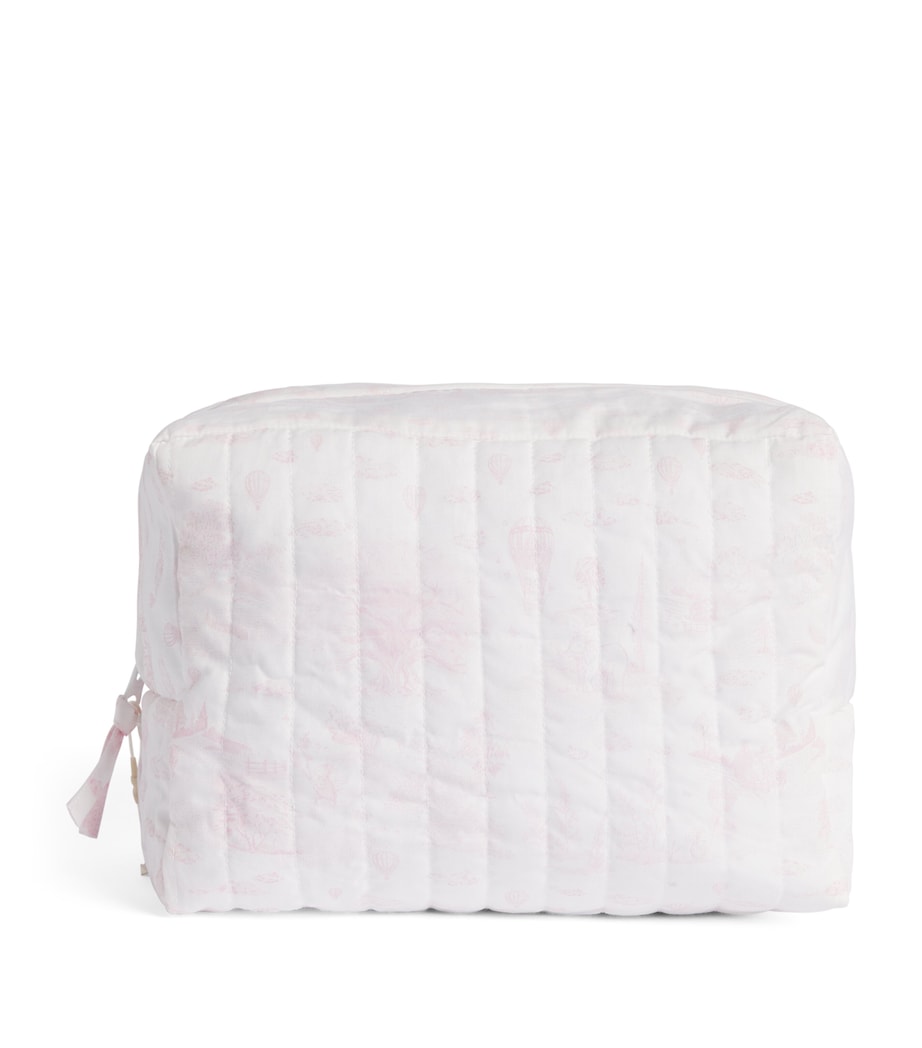 Marie-Chantal Quilted Wash Bag Mc Blue Image 1