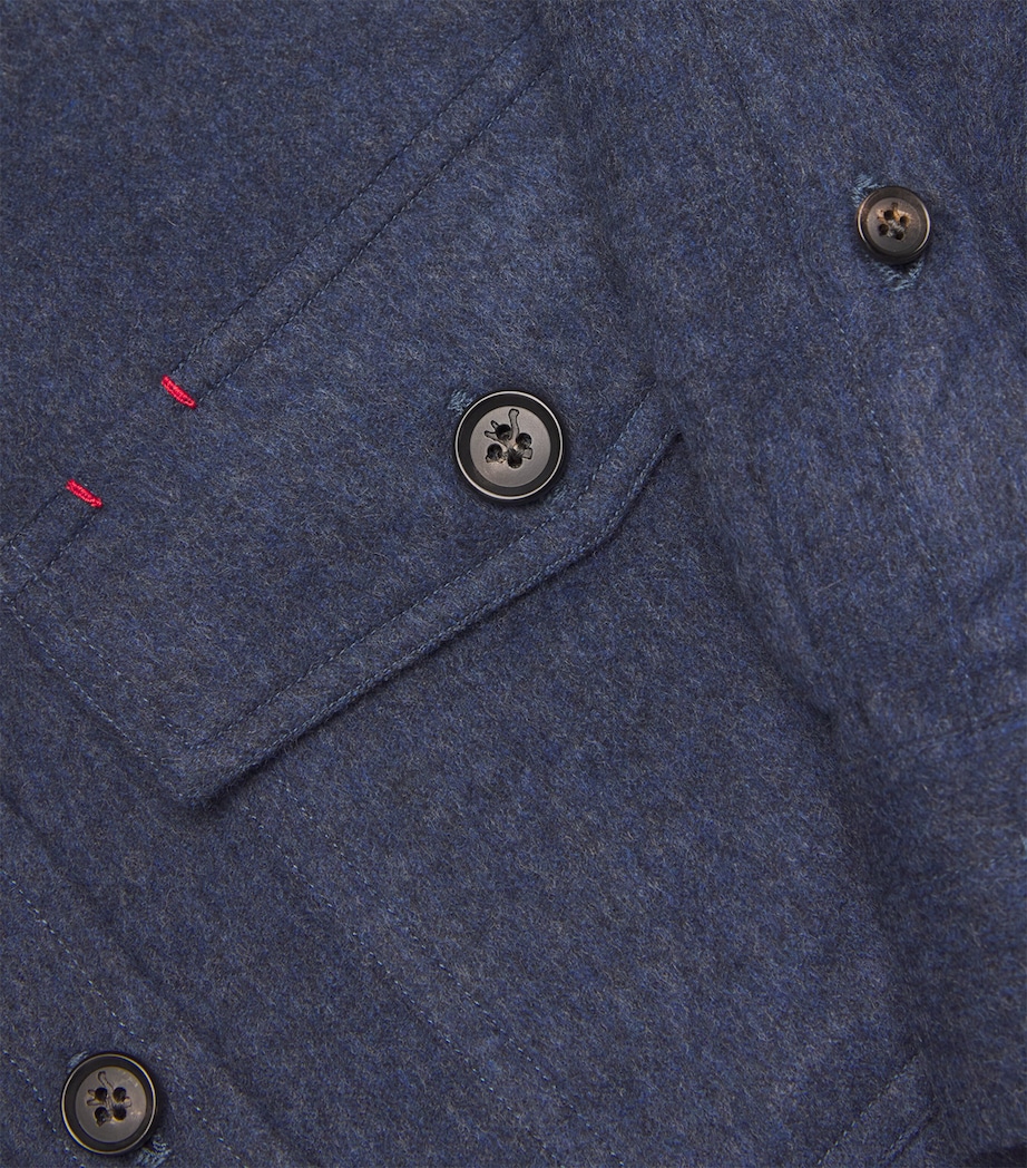 Cashmere-Blend Overshirt 814 Image 5