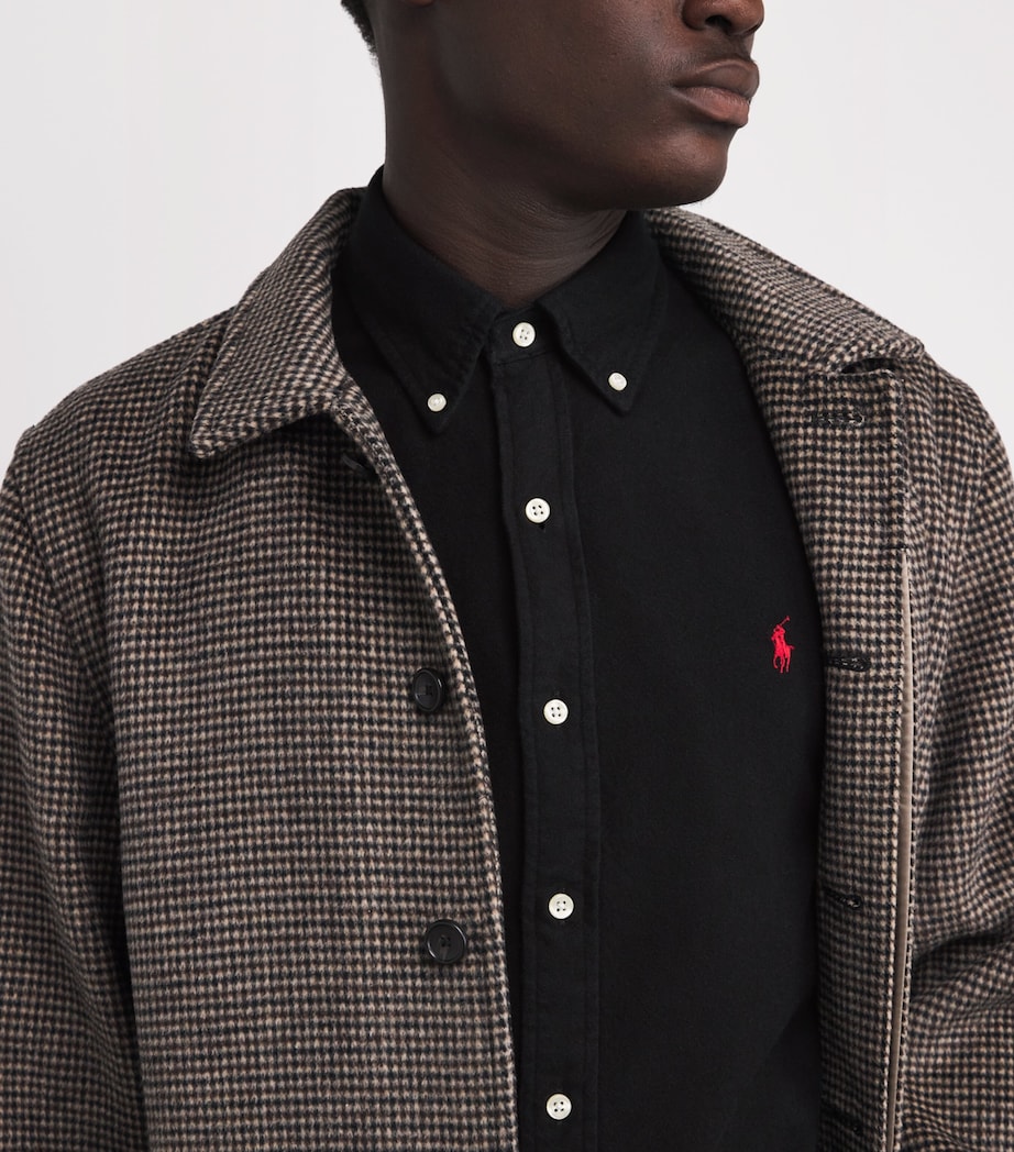 Cotton Logo Shirt BLACK Image 6