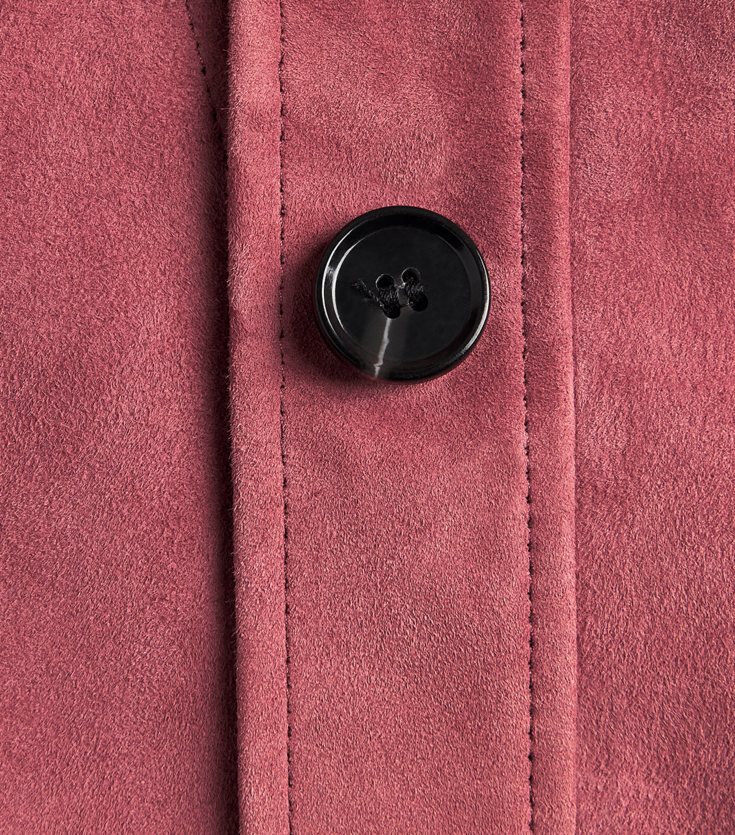 Arma Womens Lamb Suede Kaylee Shacket Pink Shade Image 6