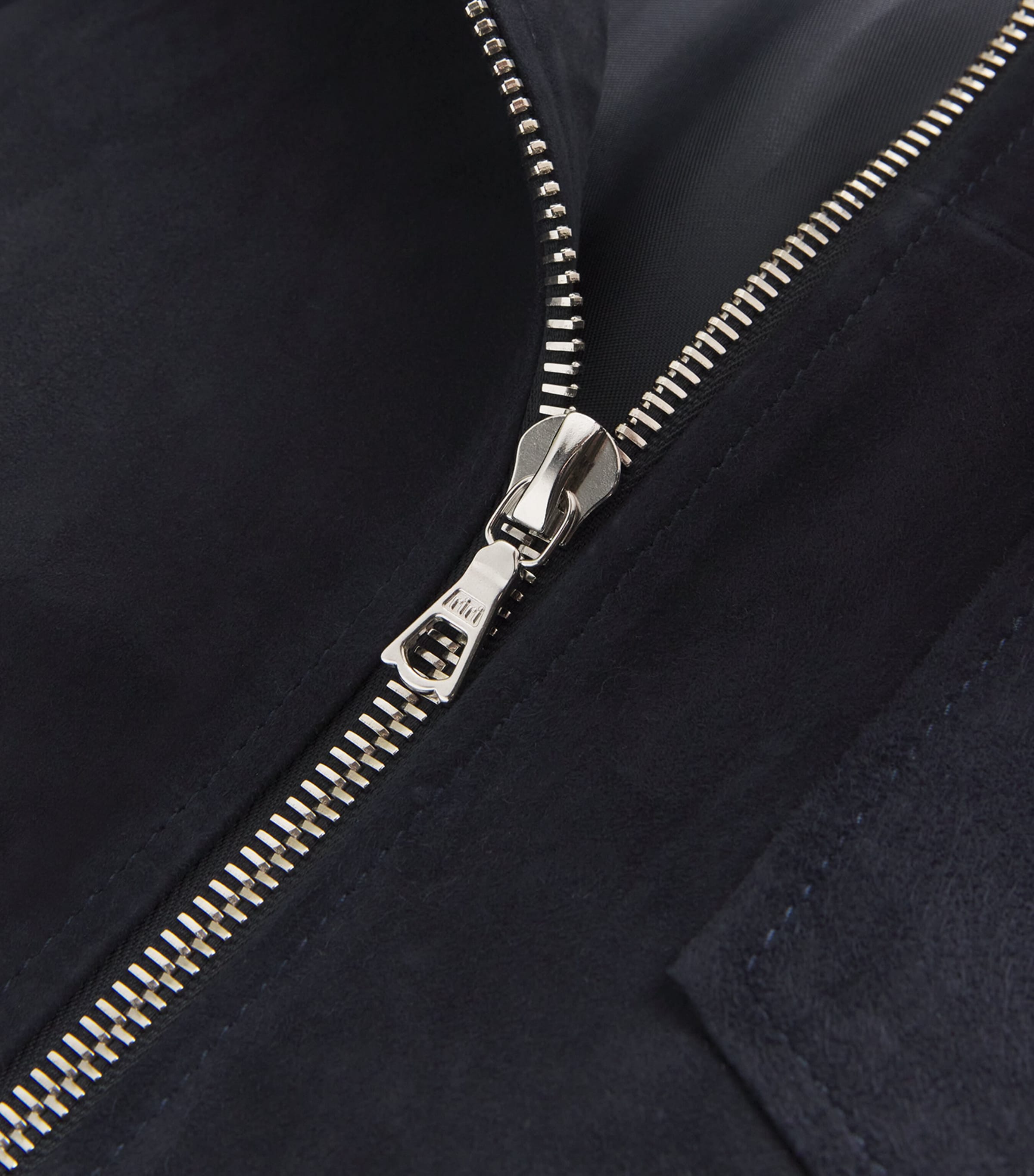 Goat Suede Overshirt DARK NAVY Image 5