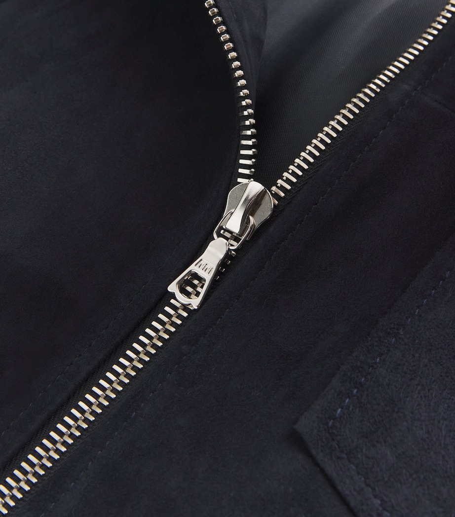 Goat Suede Overshirt DARK NAVY Image 5