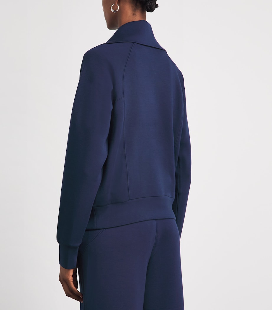 SPANX Womens SPANX AirEssentials Half-Zip Sweater Timeless Navy Image 5