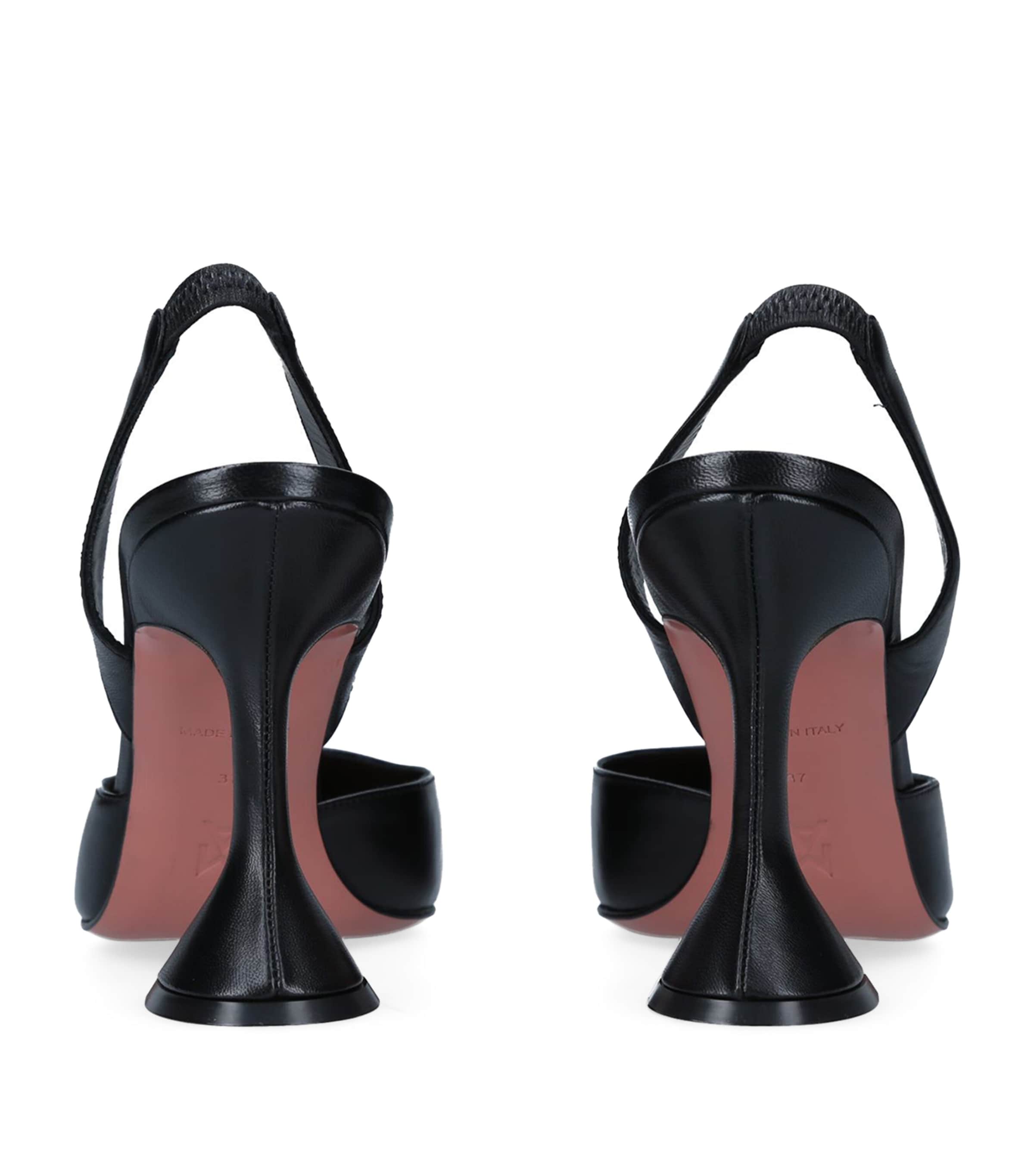 Amina Muaddi Leather Holli Slingback Pumps 95 | Women Shoes | Heels | Slingback Heels | Designers | Amina Muaddi Amina Muaddi Leather Holli Slingback Pumps 95 | Women Shoes | Heels | Slingback Heels | Designers | Amina Muaddi
