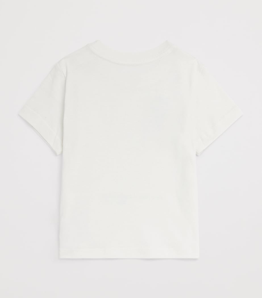 Ralph Lauren Kids Cotton Sailing Bear T-Shirt (3-24 Months) Dkwsh Wht Image 2