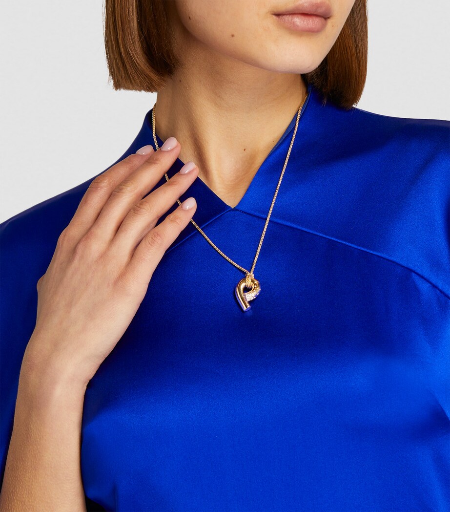 Tabayer Yellow Gold and Diamond Oera Necklace Yellow Gold Image 4