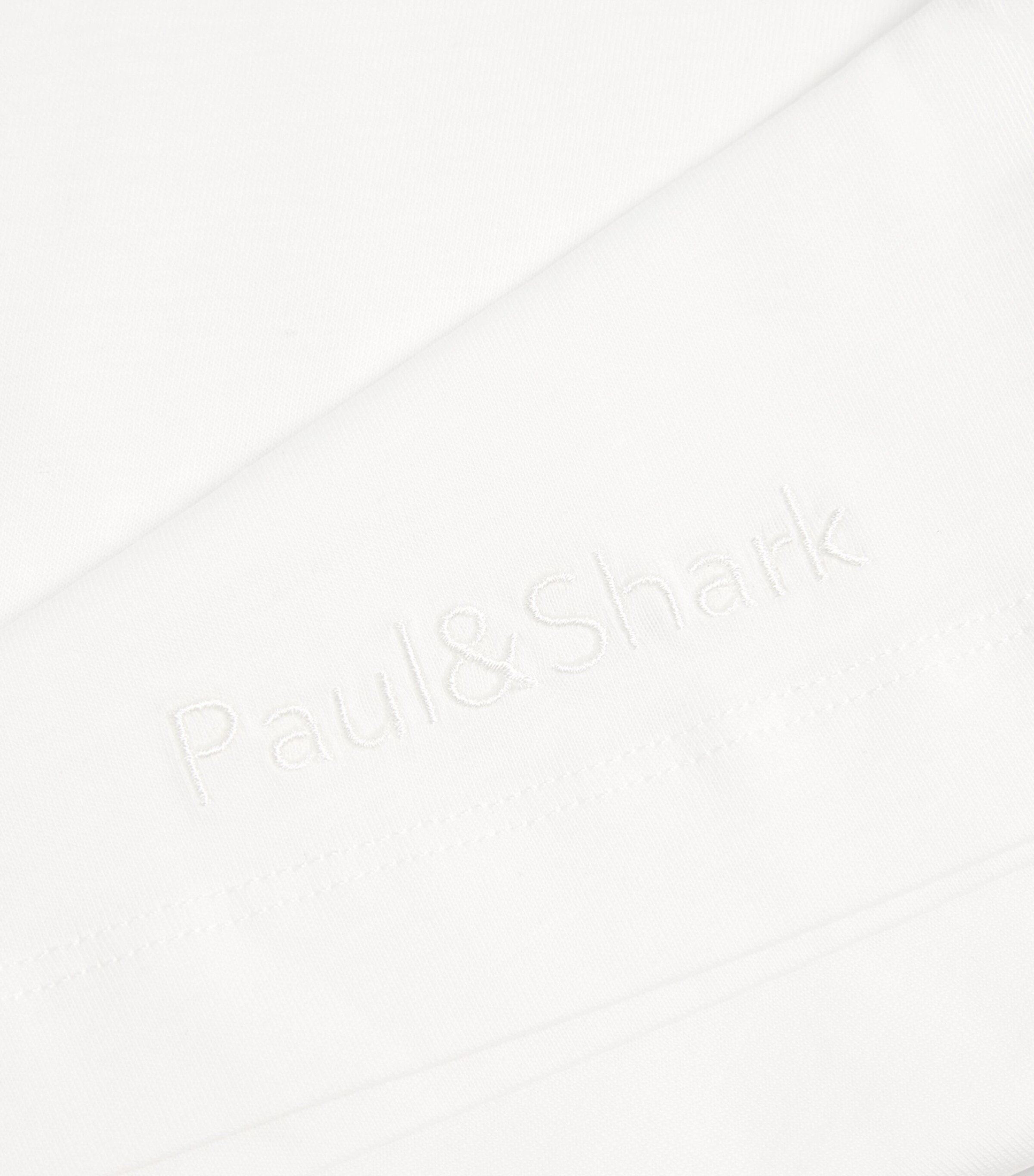 Paul & Shark Cotton Logo T-Shirt (8-14 Years) Optical White Image 3