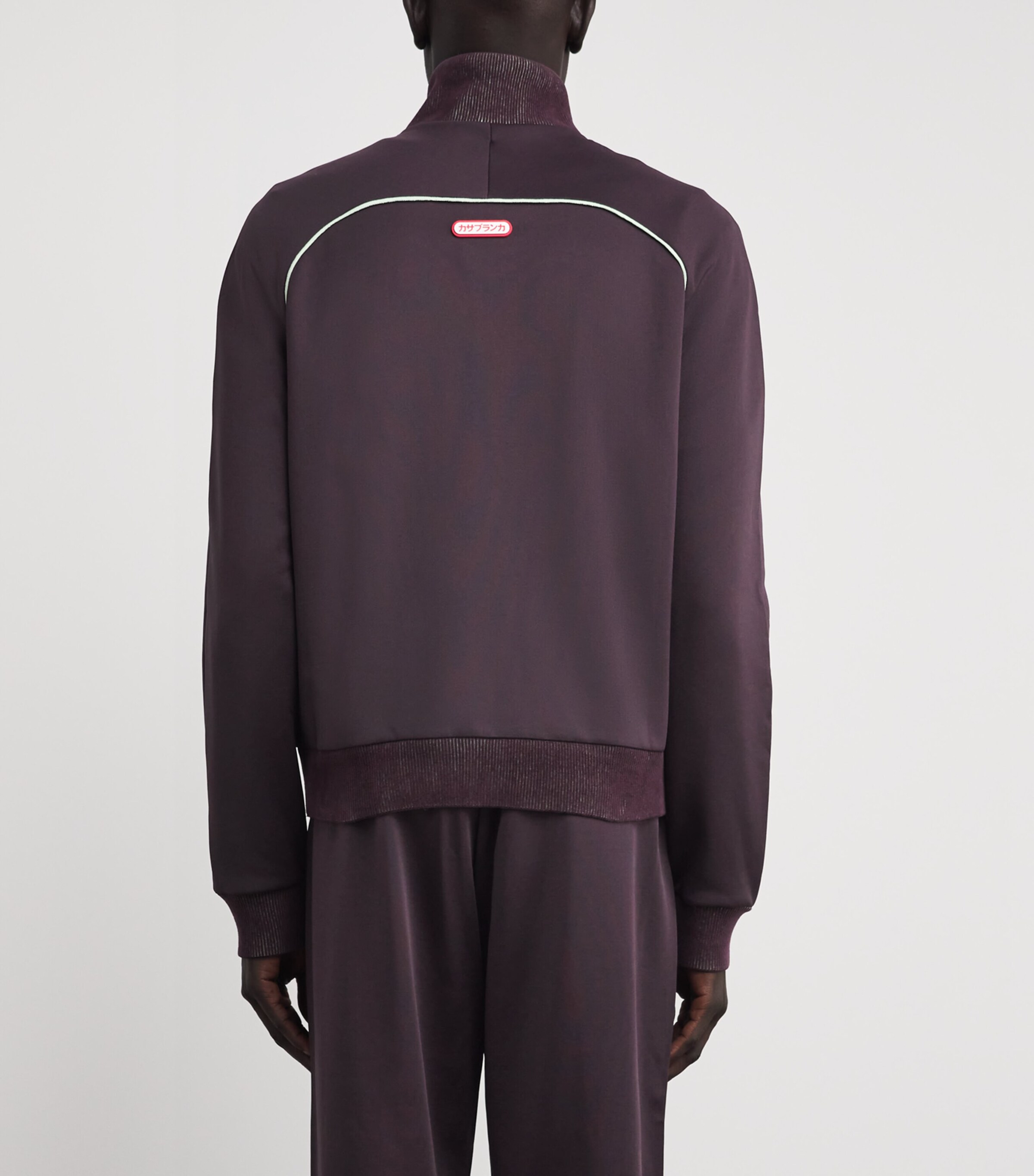 Logo Track Jacket AUBERGINE Image 4