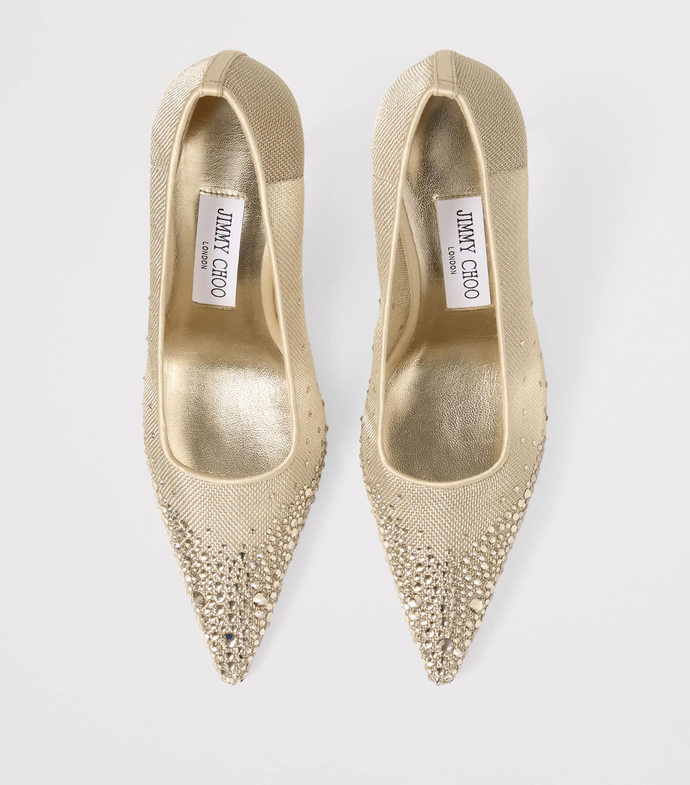 Ixia 95 Mesh Pumps LIGHT SOFT GOLD/CRYS Image 3