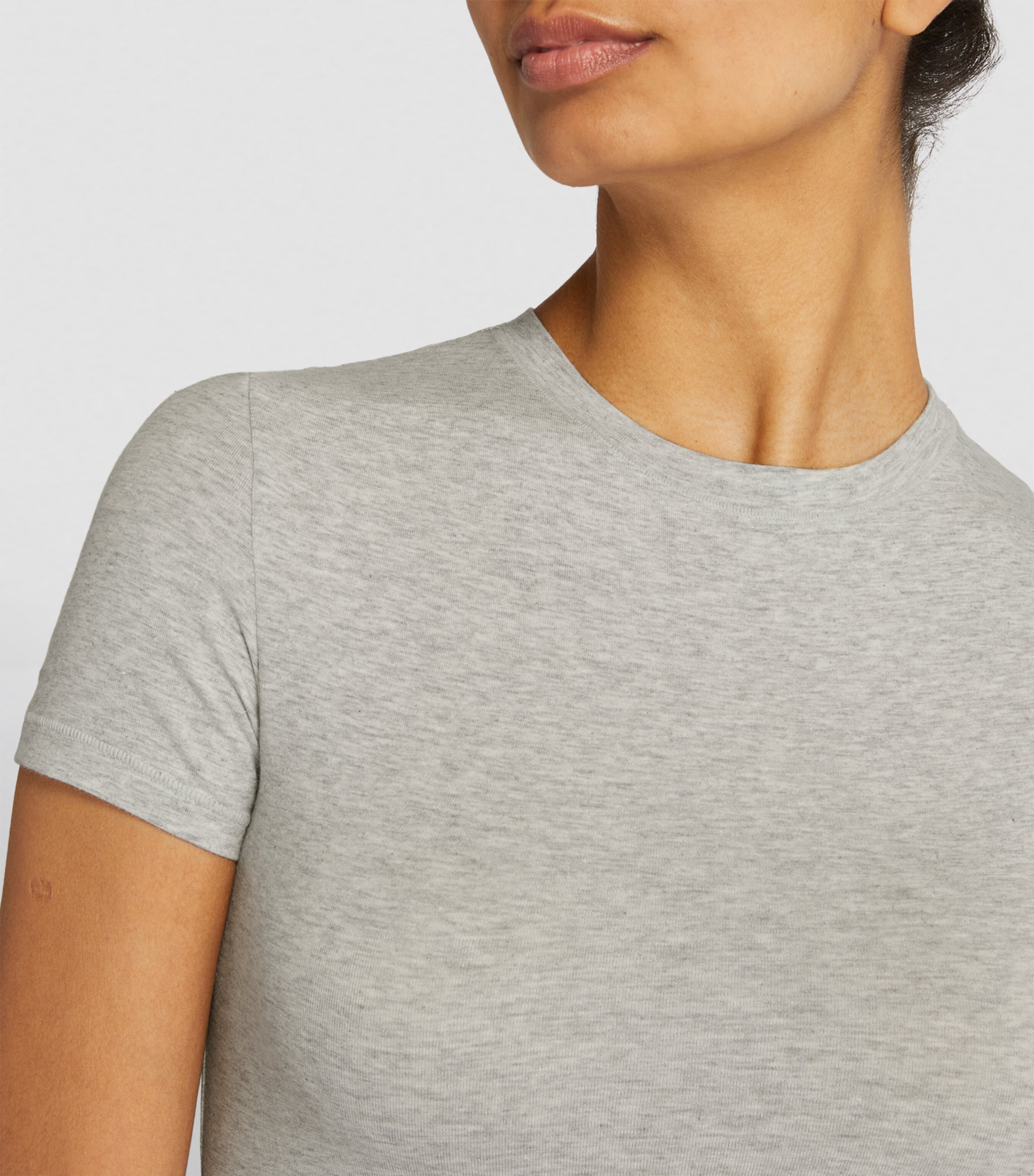 Short-Sleeve T-Shirt LIGHT HEATHER GREY Image 6