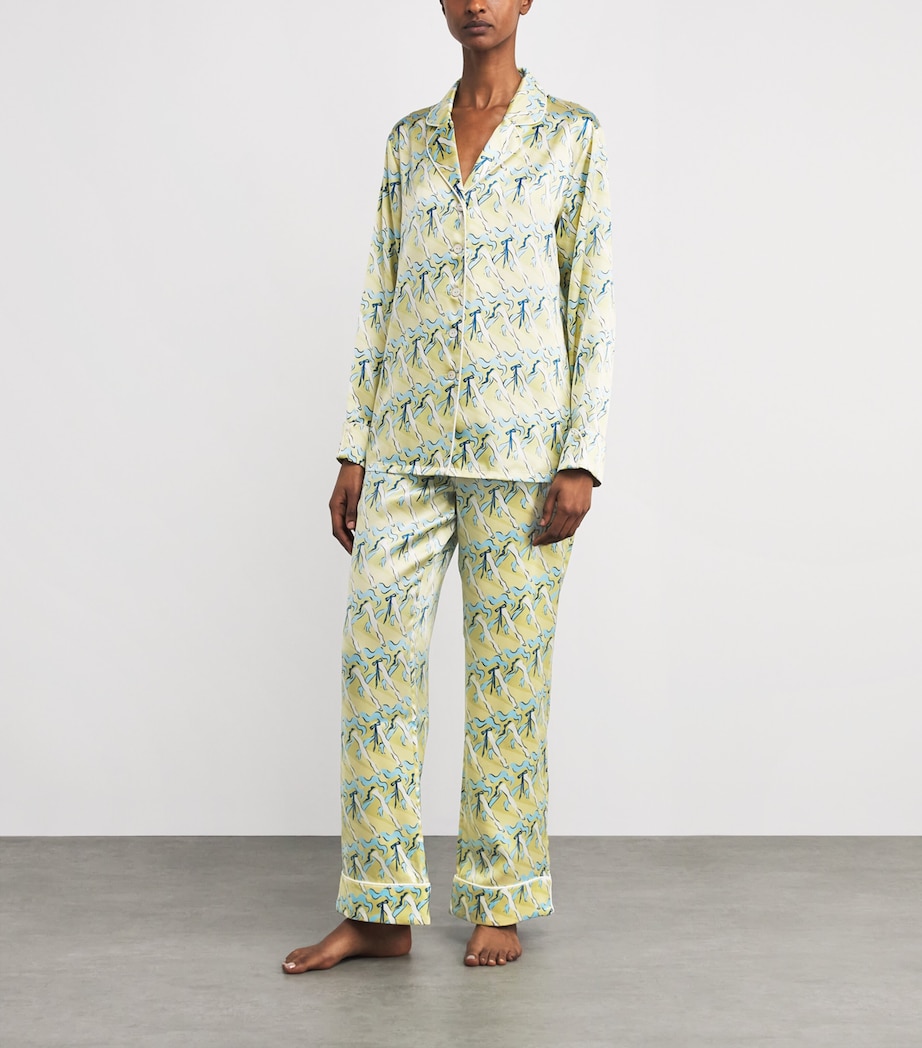Silk Can-Can Lila Pyjama Set LOULOU Image 2