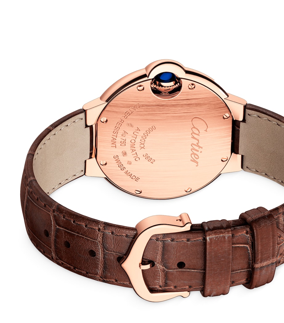 Cartier Rose Gold Ballon Bleu de Cartier Watch 33mm Grey Image 7