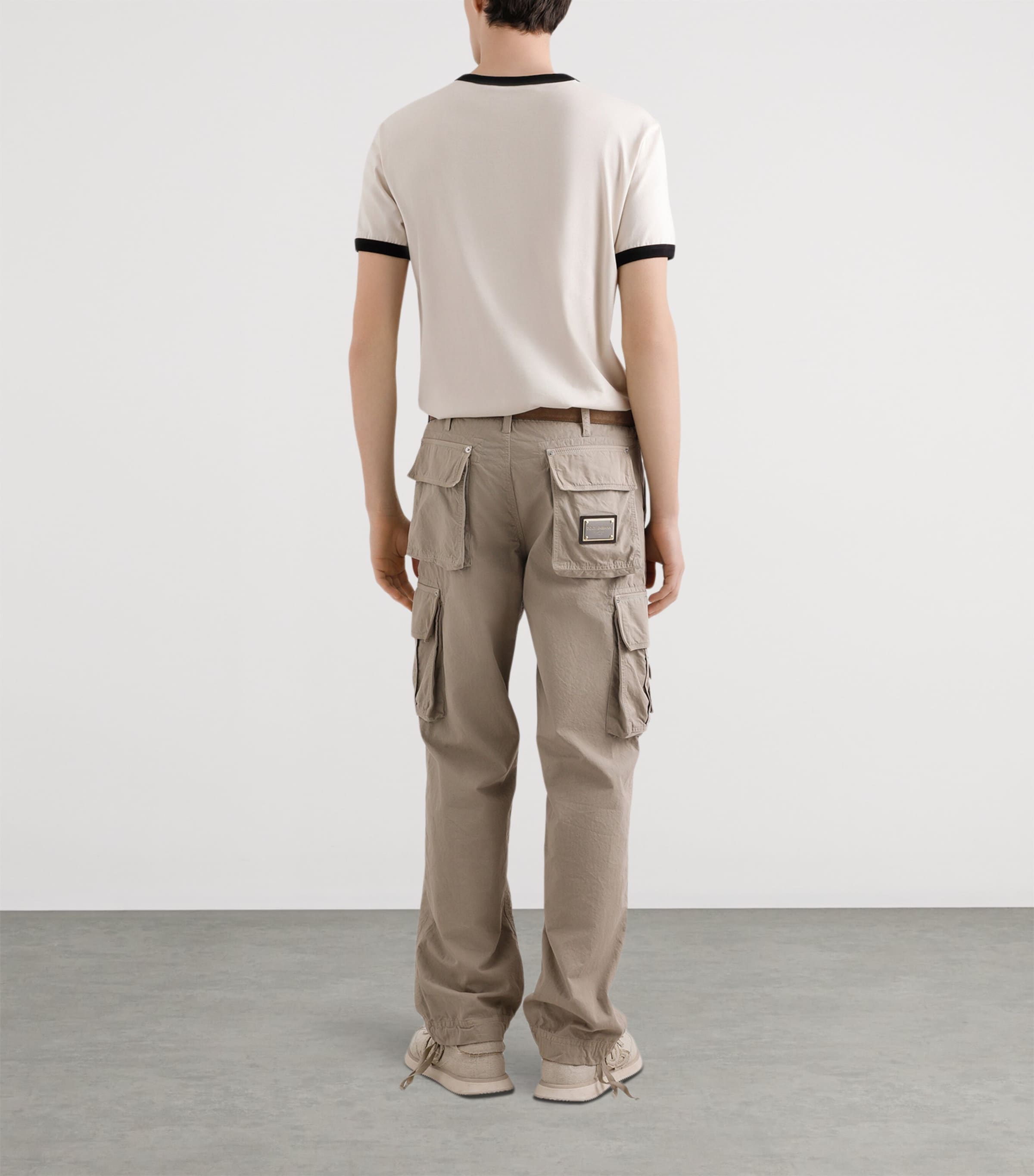 Cotton Ringer T-Shirt A4567-CREAM Image 5