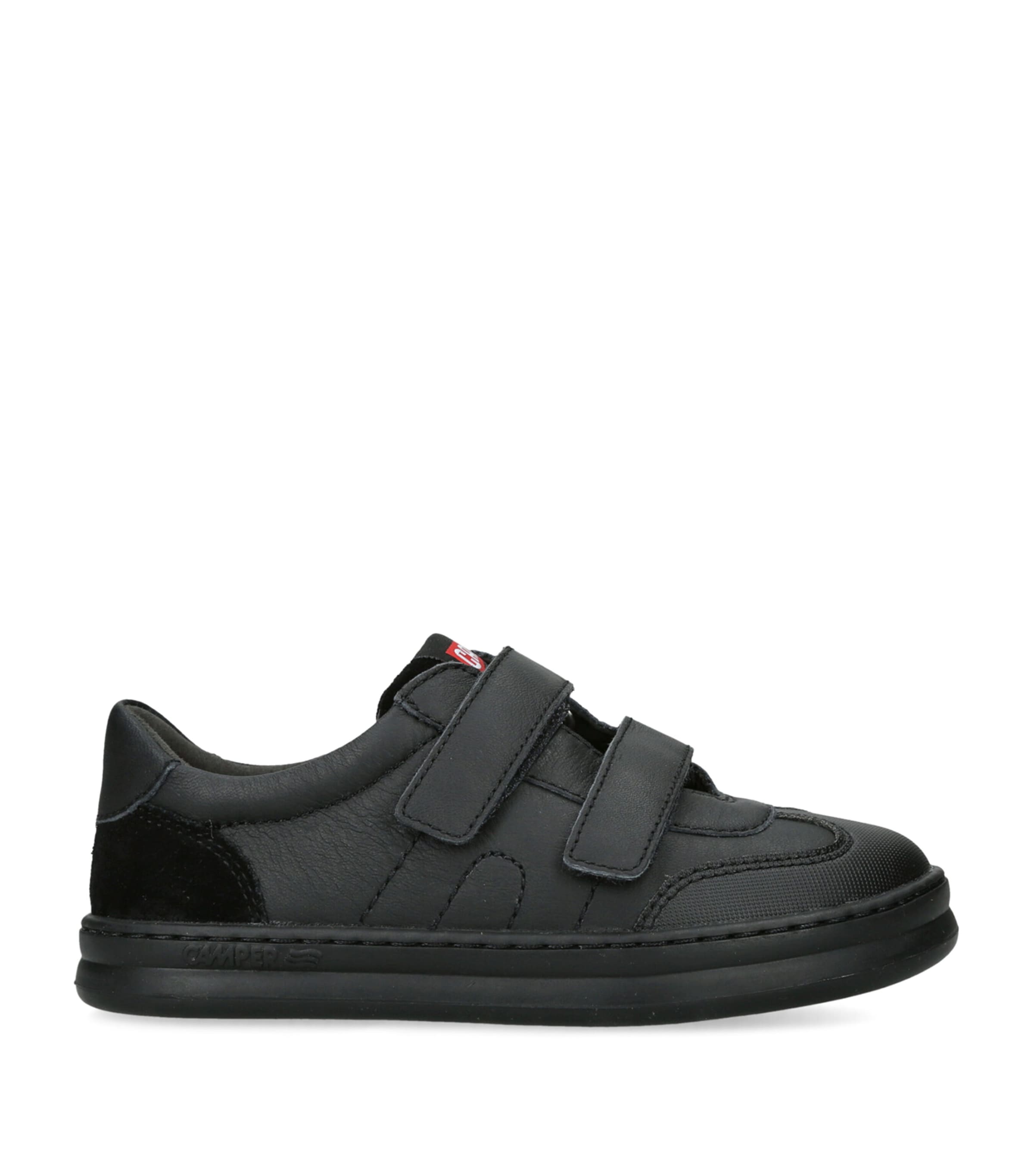 Camper Leather Pelotas School Shoes Black Image 1