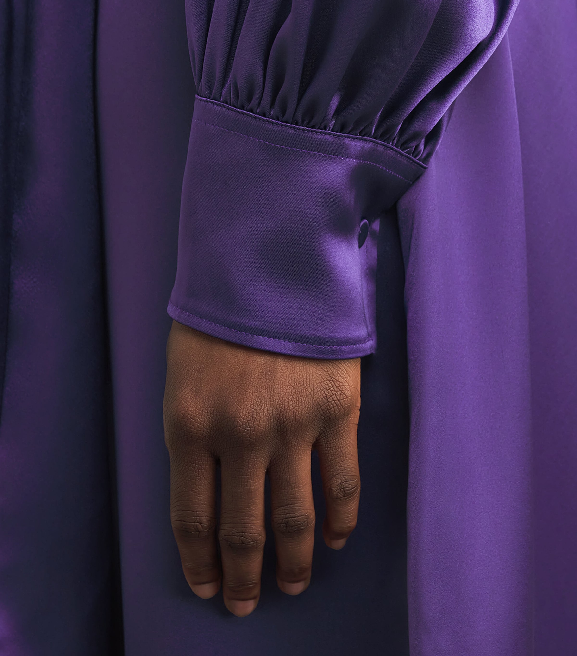 Satin Cels Maxi Dress VIOLET Image 6