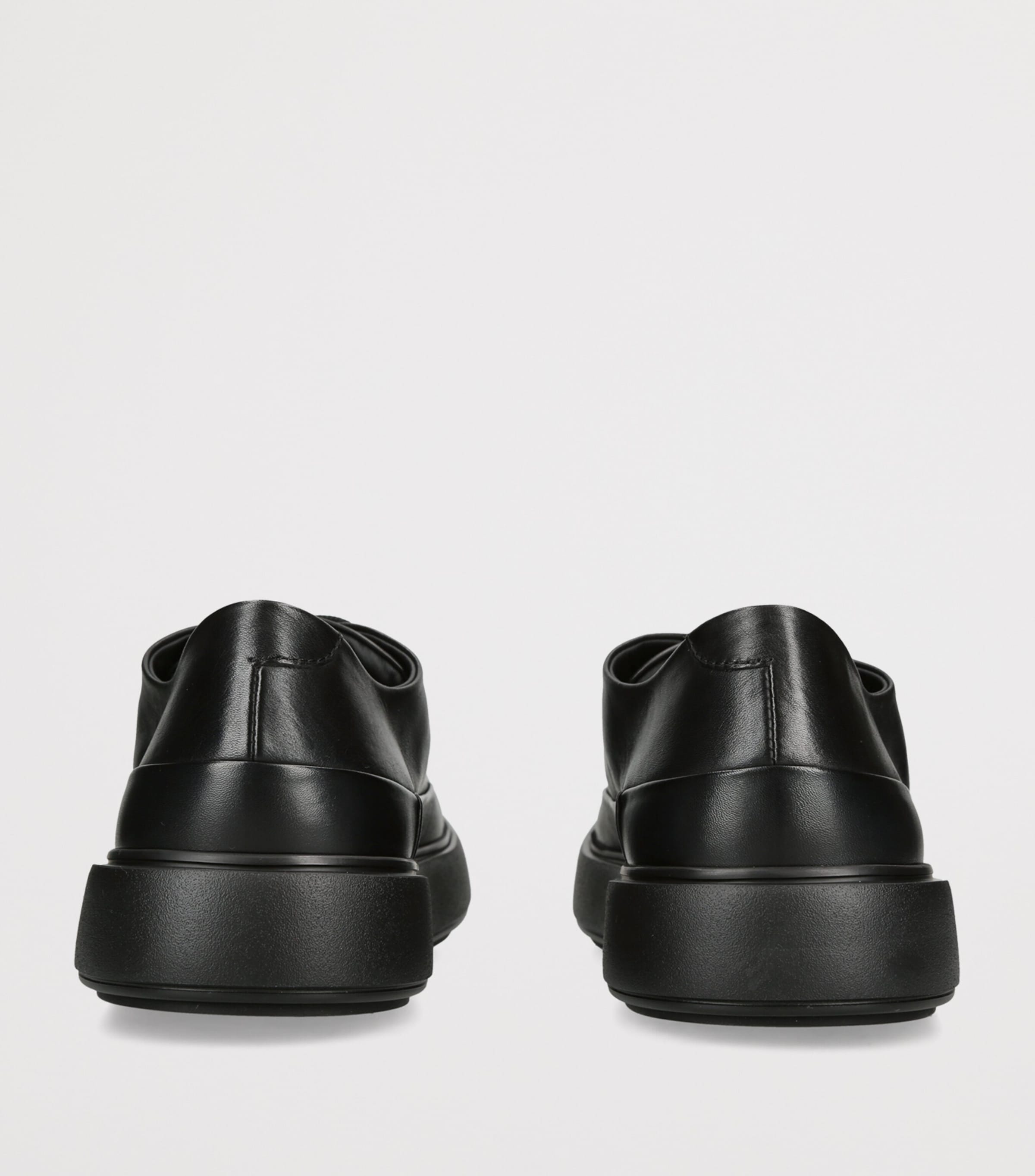 Officine Creative Leather Release Sneakers Black Image 4