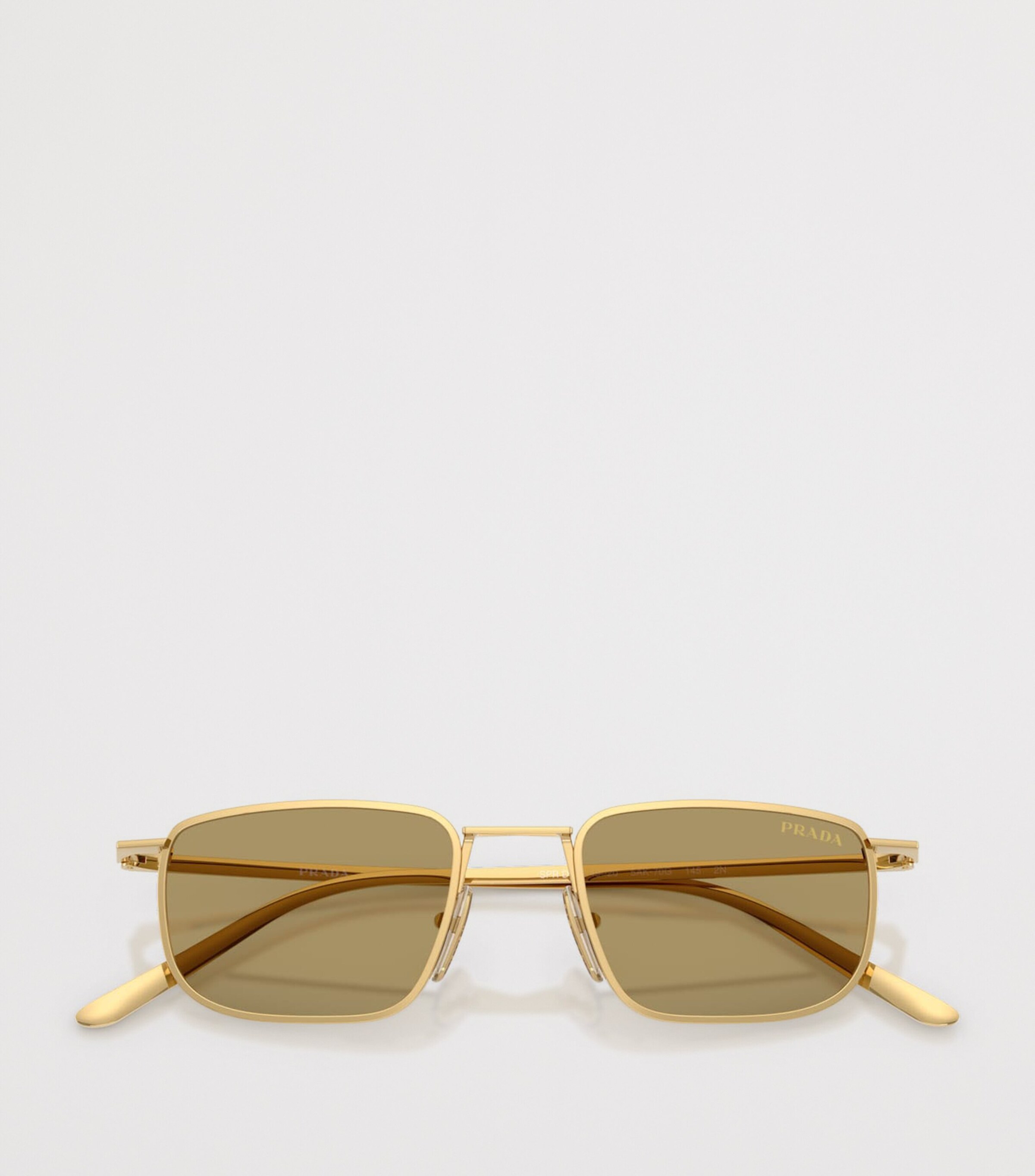 Prada Metal Pillow Sunglasses Gold Image 5